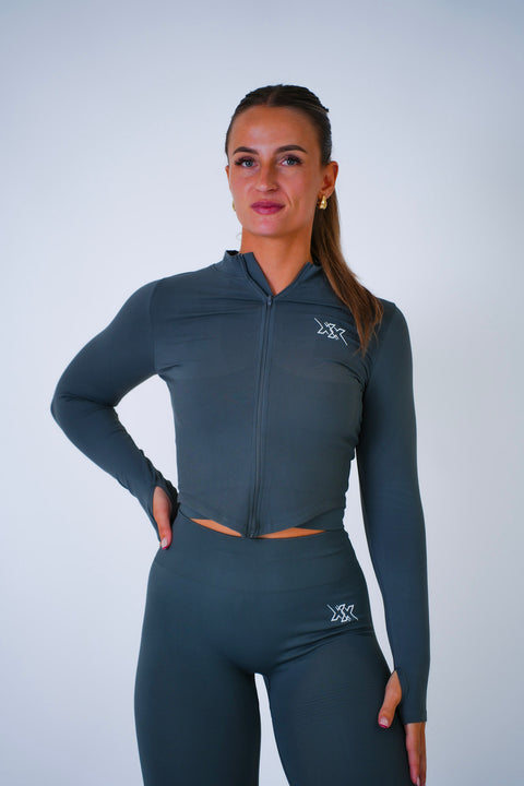 Next Extreme Zip Jacket in Ash Grey, sportvest dames