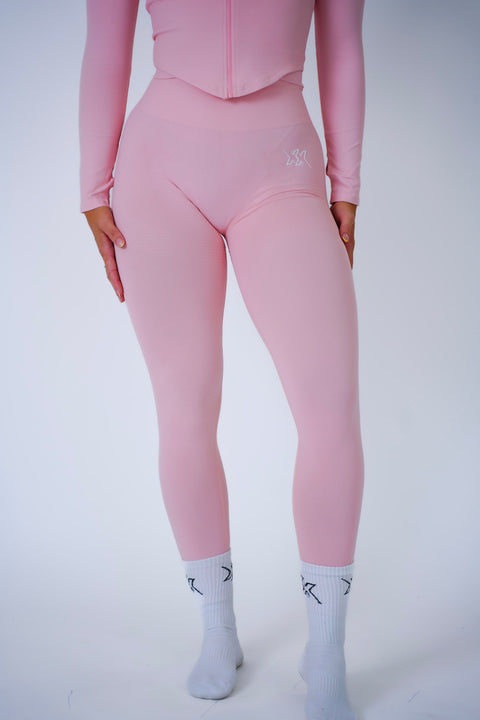 Next Extreme High Waist Leggings in Powder Pink, sportlegging dames