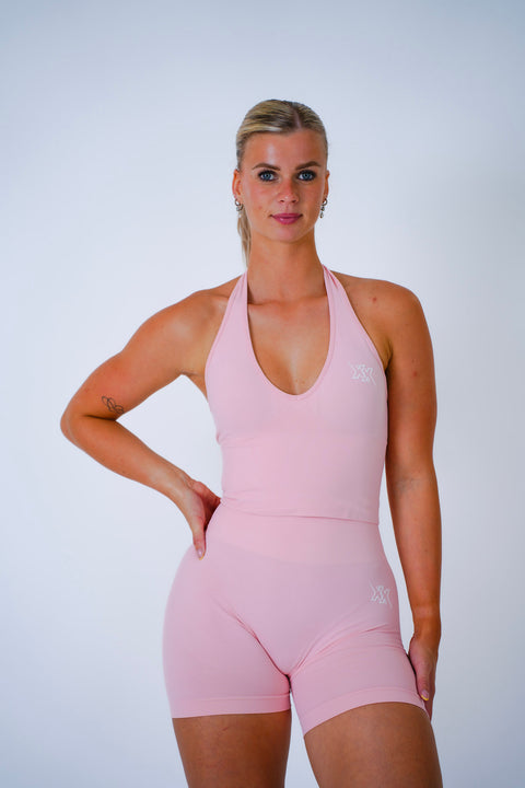 Next Extreme V-Top in Powder Pink, sporttop dames