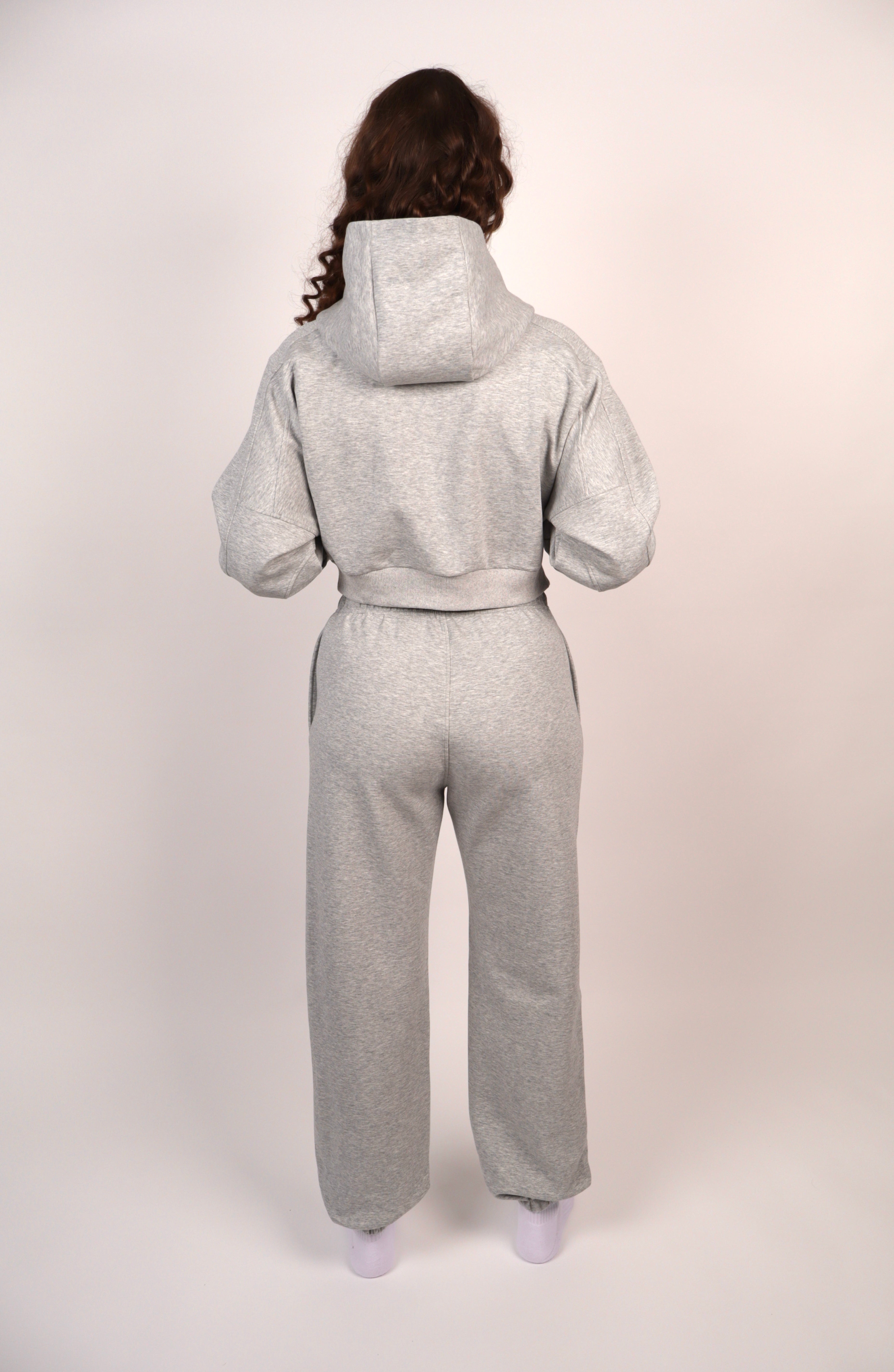 Zip Hoodie – Cloud Grey