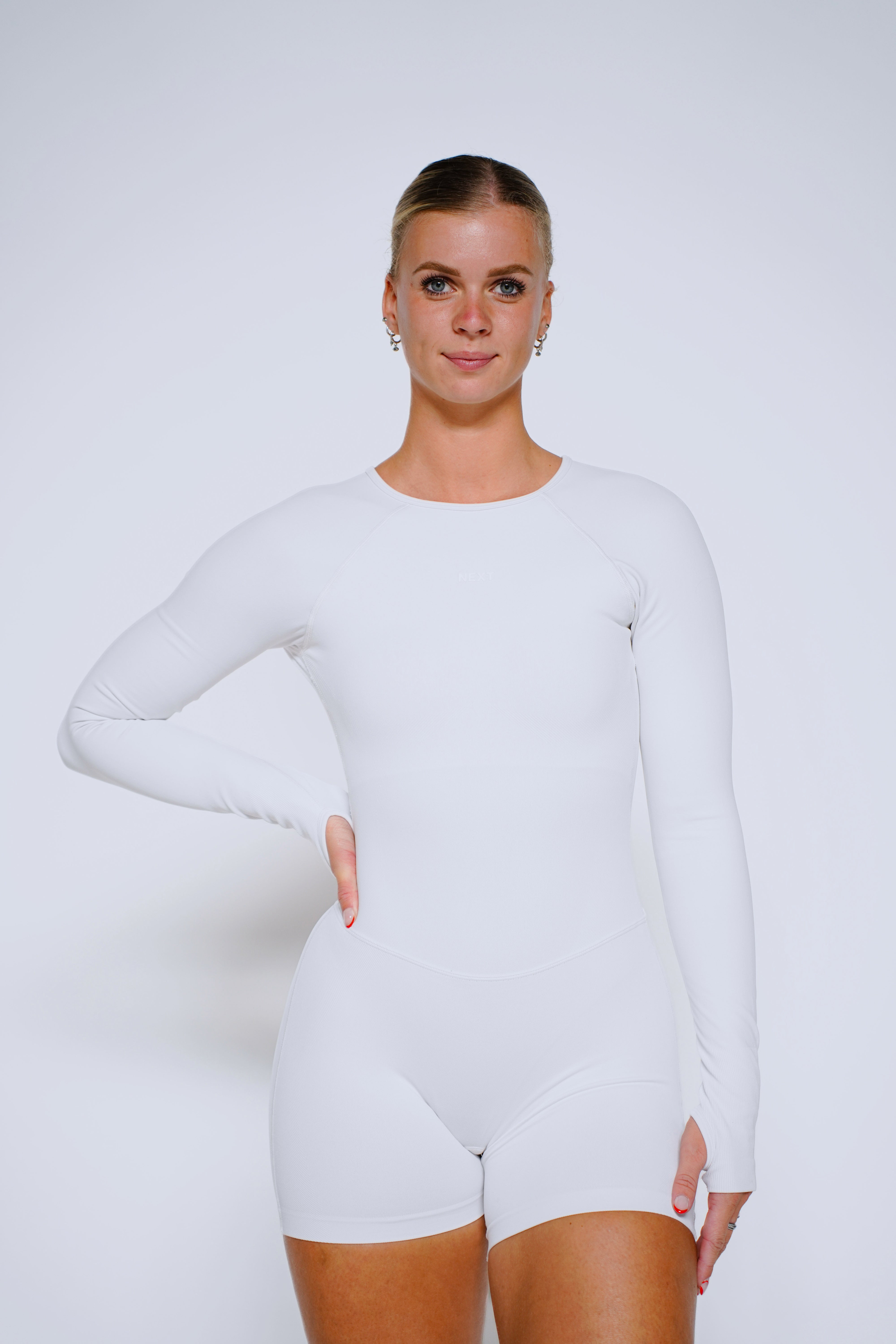 Long Sleeve One Piece – Ivory White