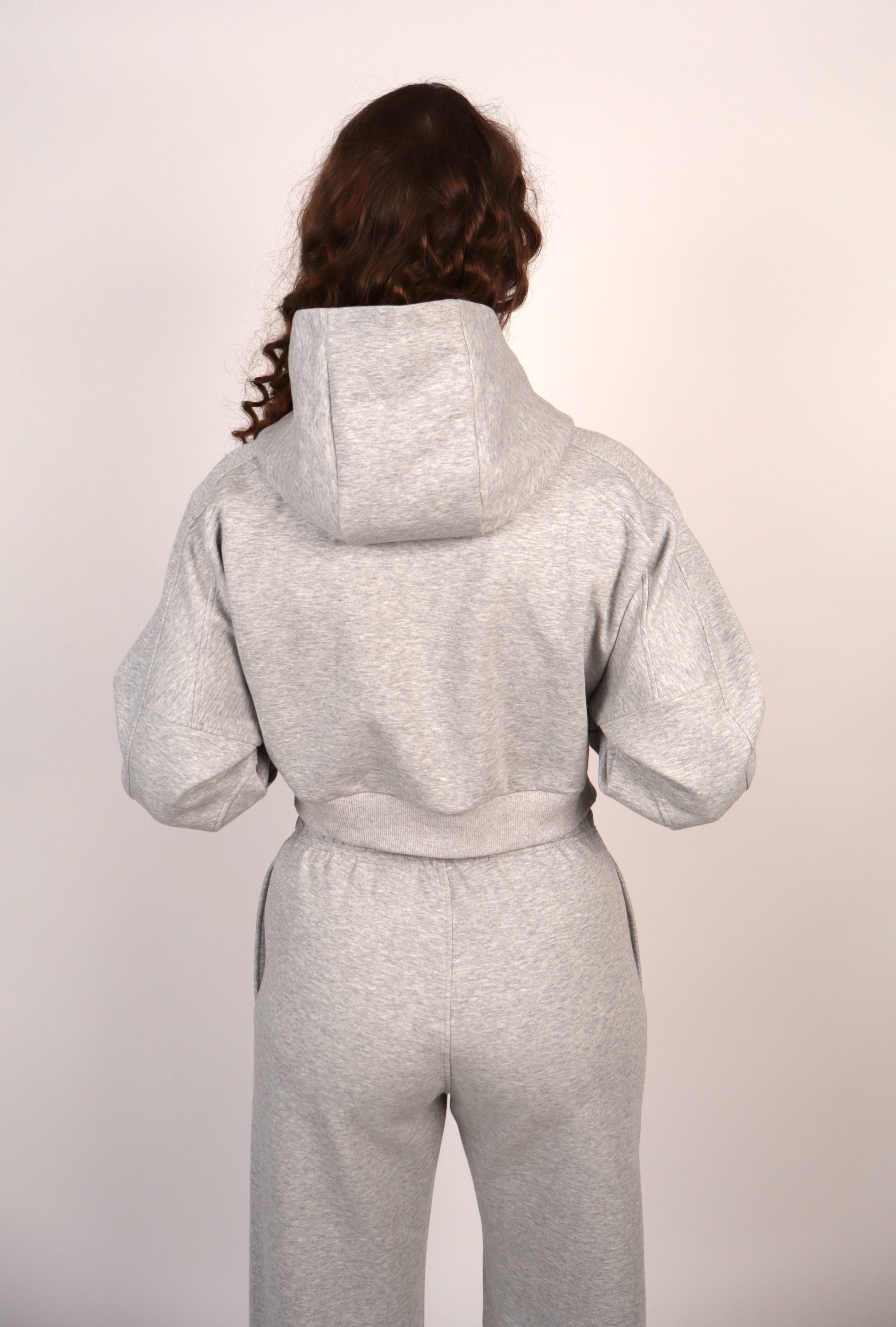 Zip Hoodie – Cloud Grey