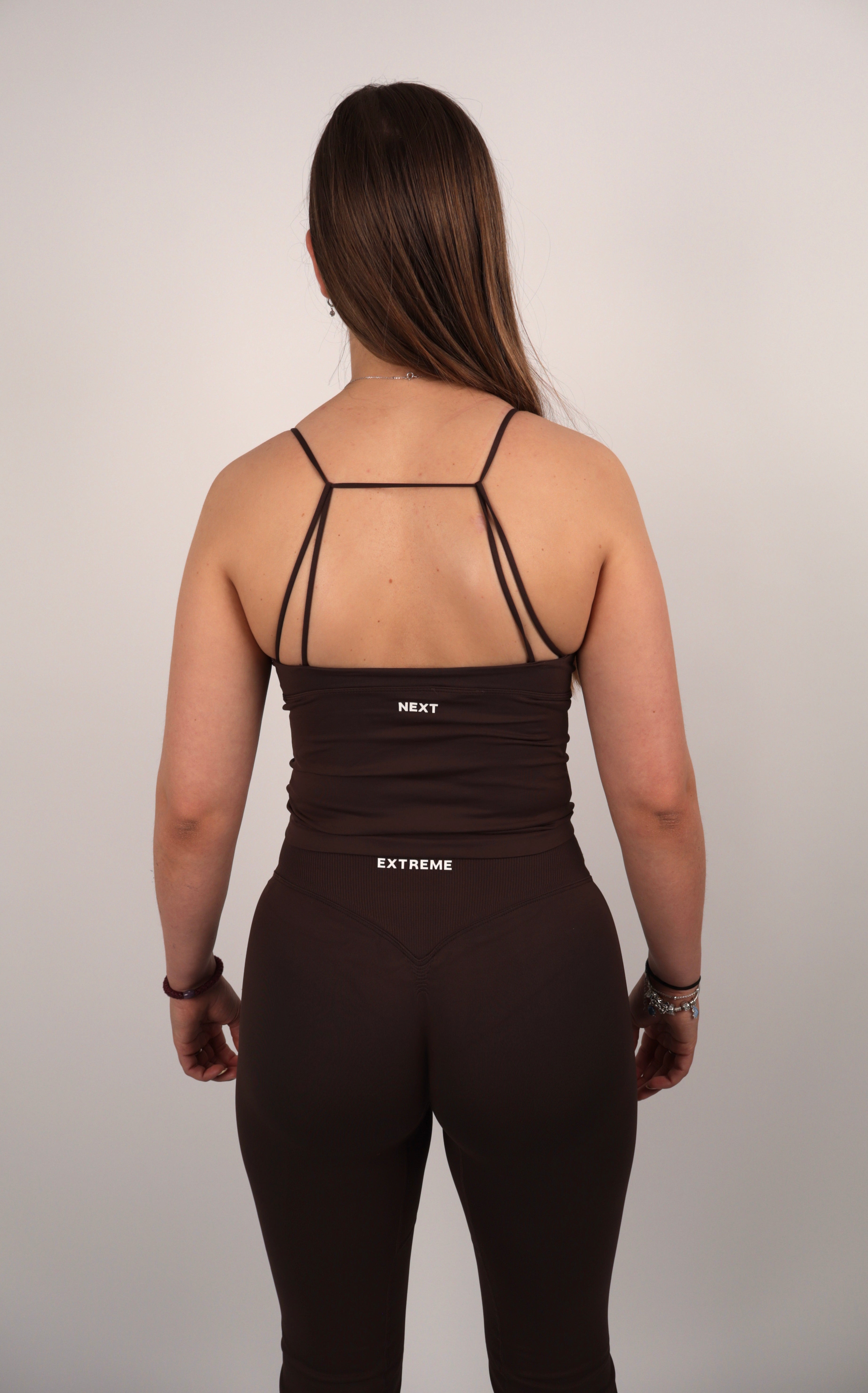 Twist Front Longline – Chestnut Brown