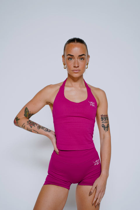 Next Extreme Halter Top in Velvet Red, sporttop dames