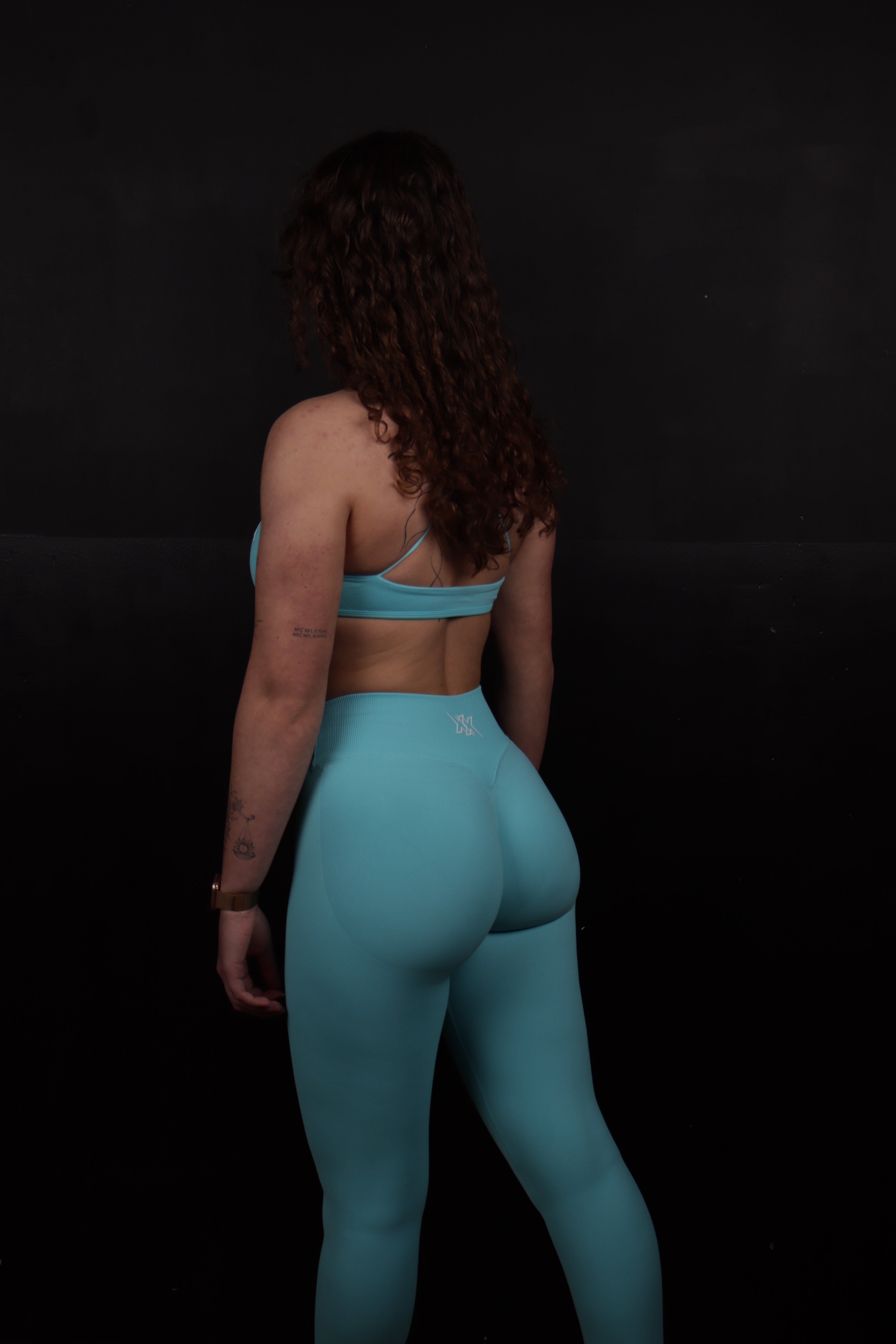 Crossback Bra – Mint Blue