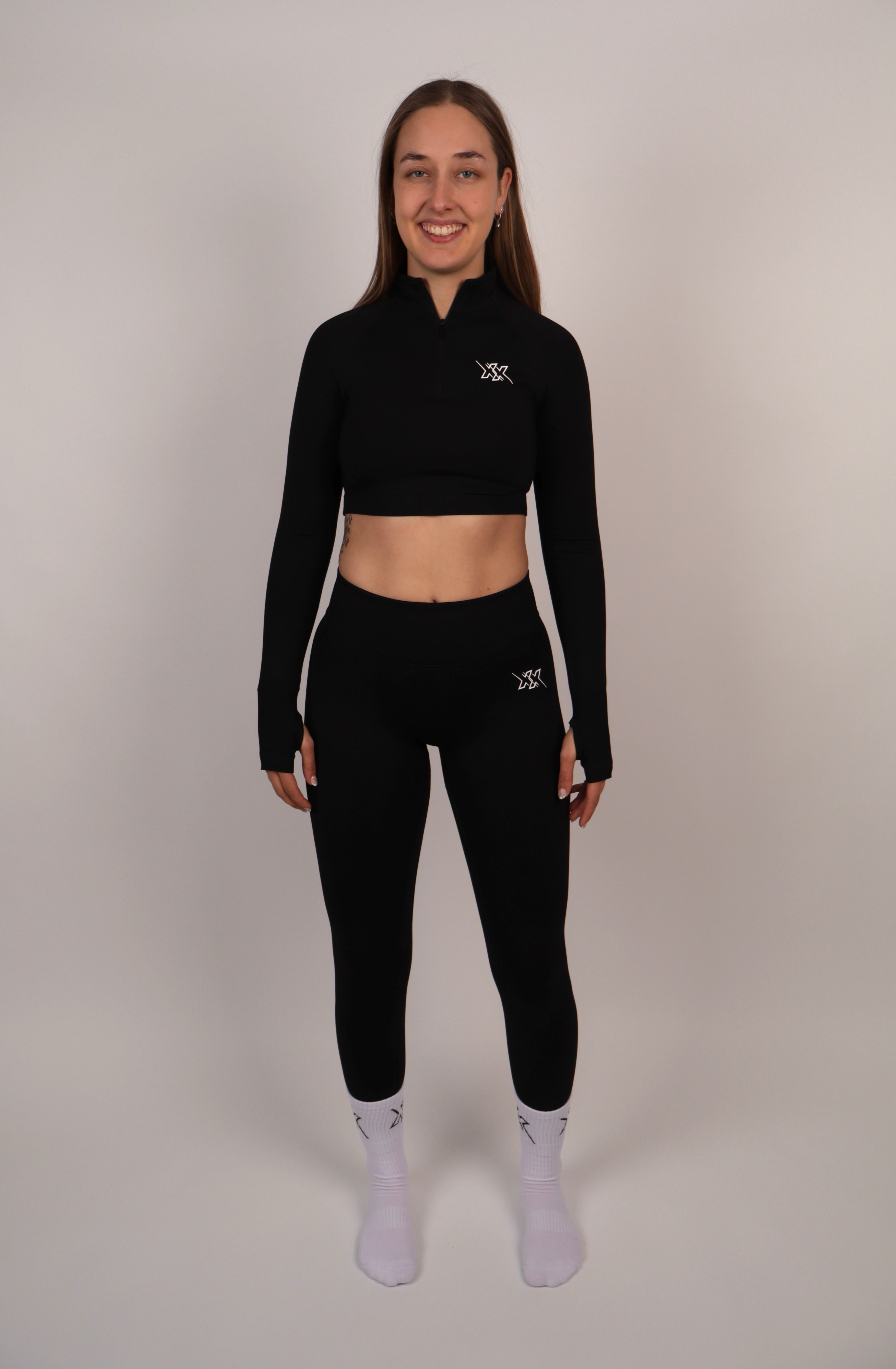 Crop-Zipper – Ultra Black