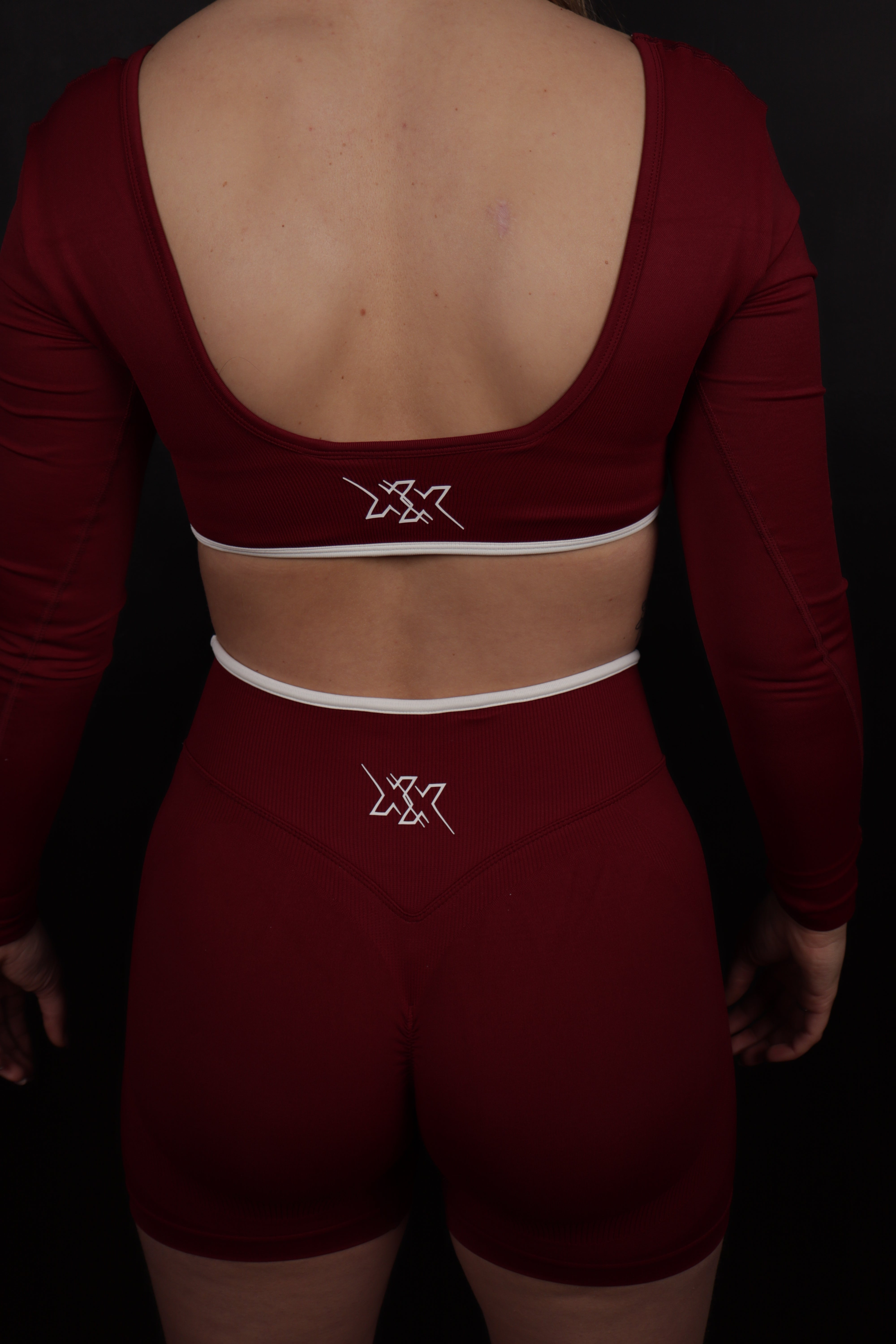 2 in 1 Longsleeve – Burgundy