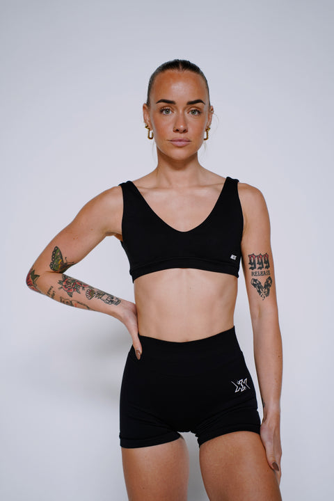Scoop Back Bra – Ultra Black