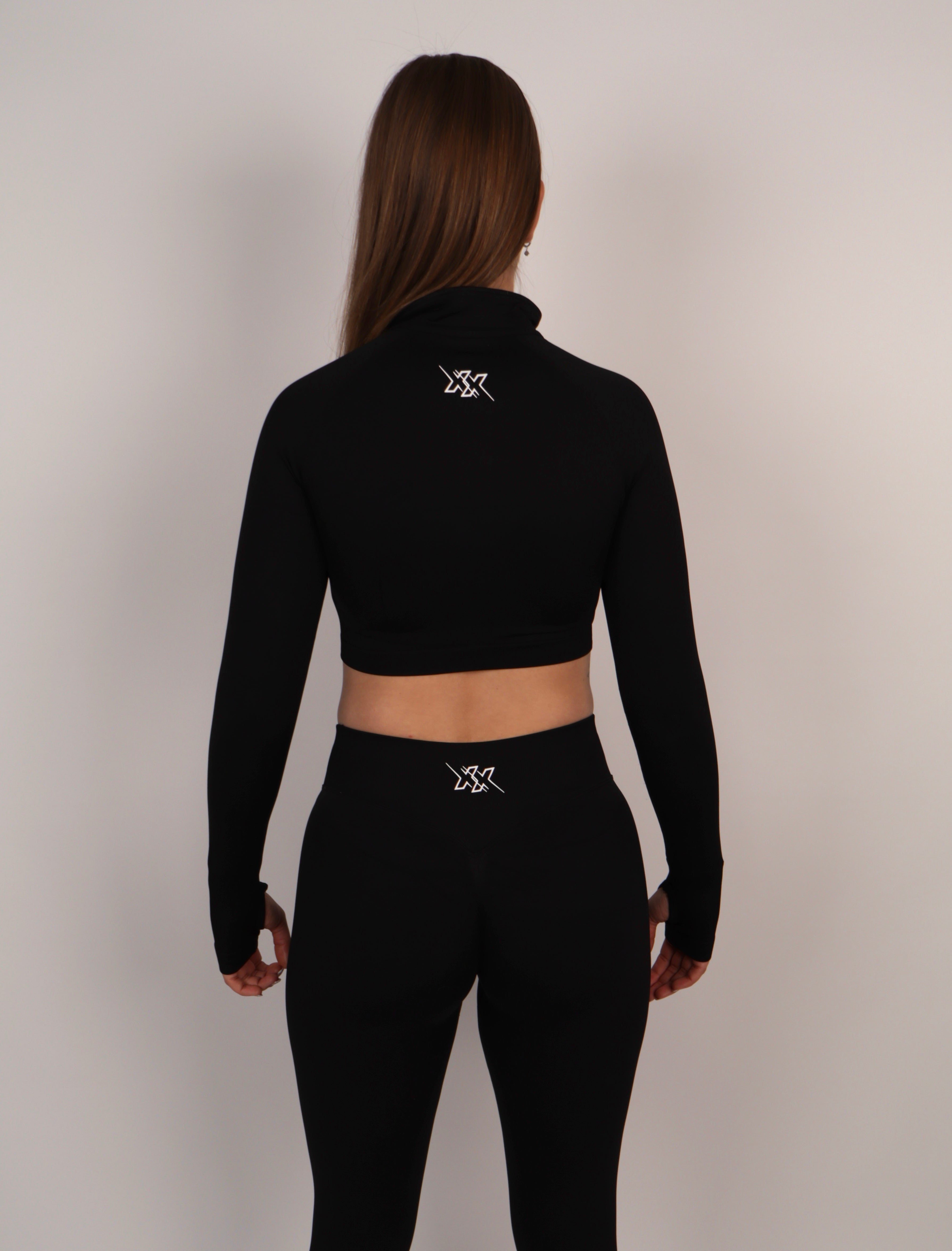 Crop-Zipper – Ultra Black