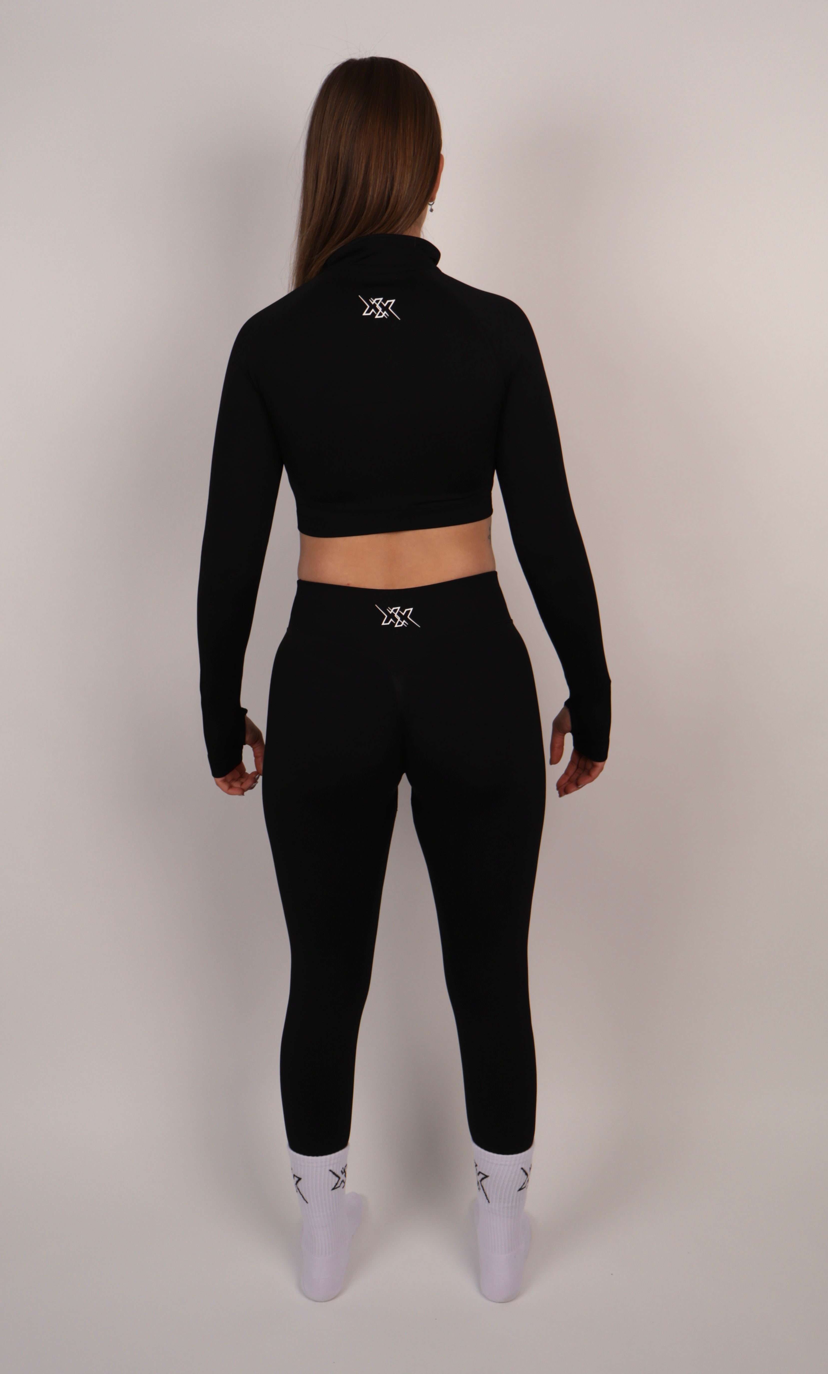 Crop-Zipper – Ultra Black