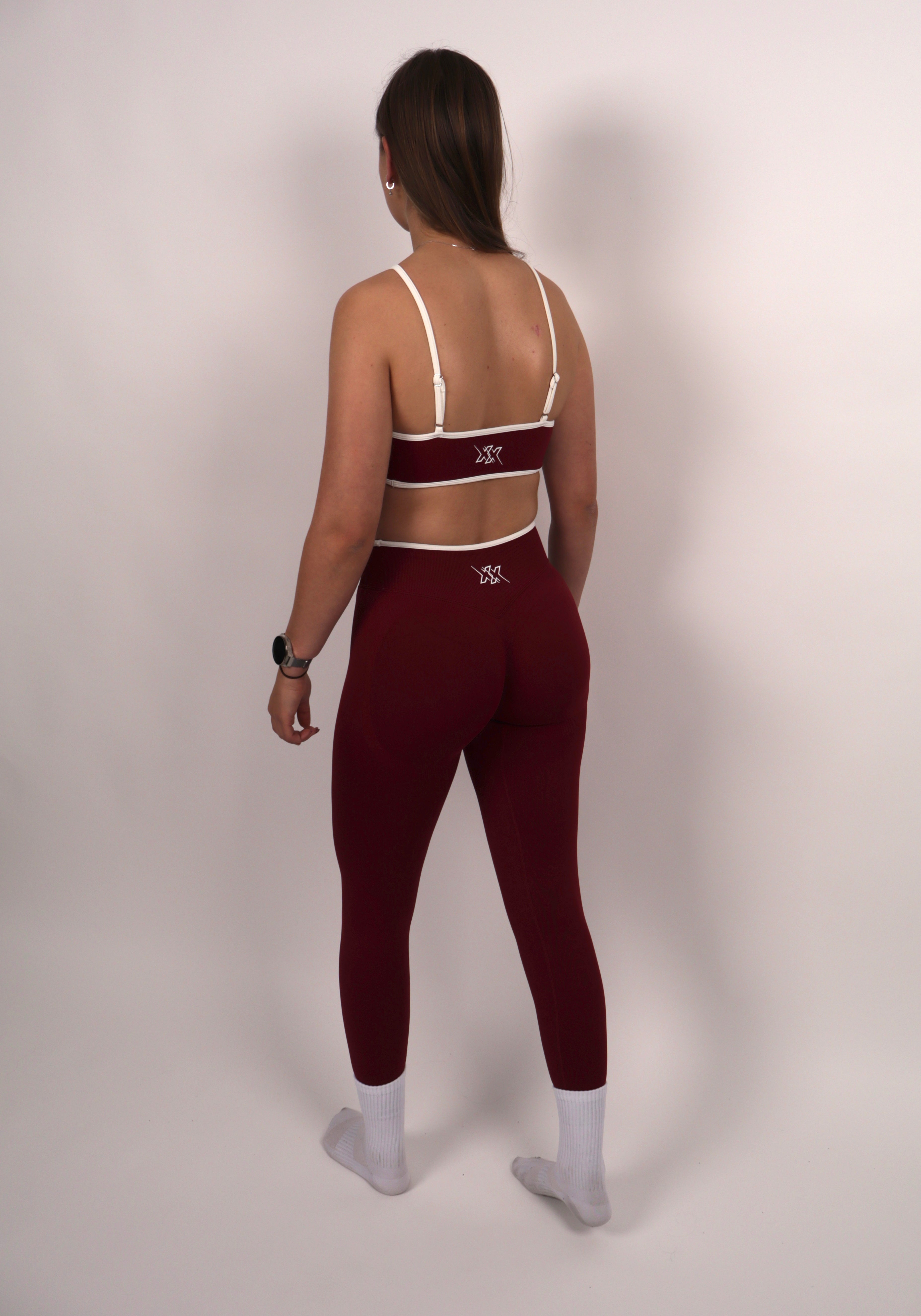 Scrunch Legging – Burgundy