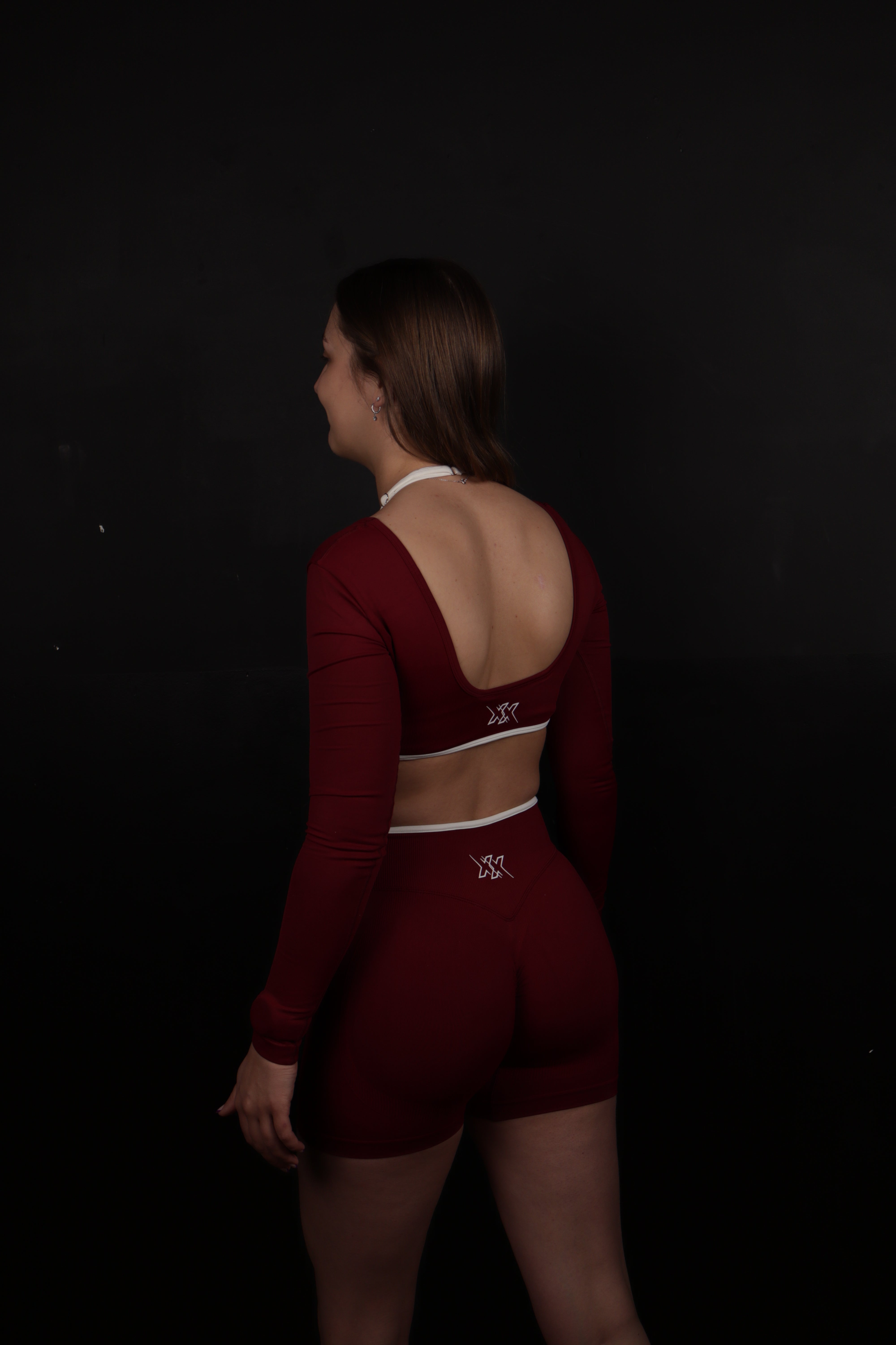 2 in 1 Longsleeve – Burgundy