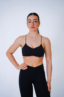 Crossback Bra – Midnight Black