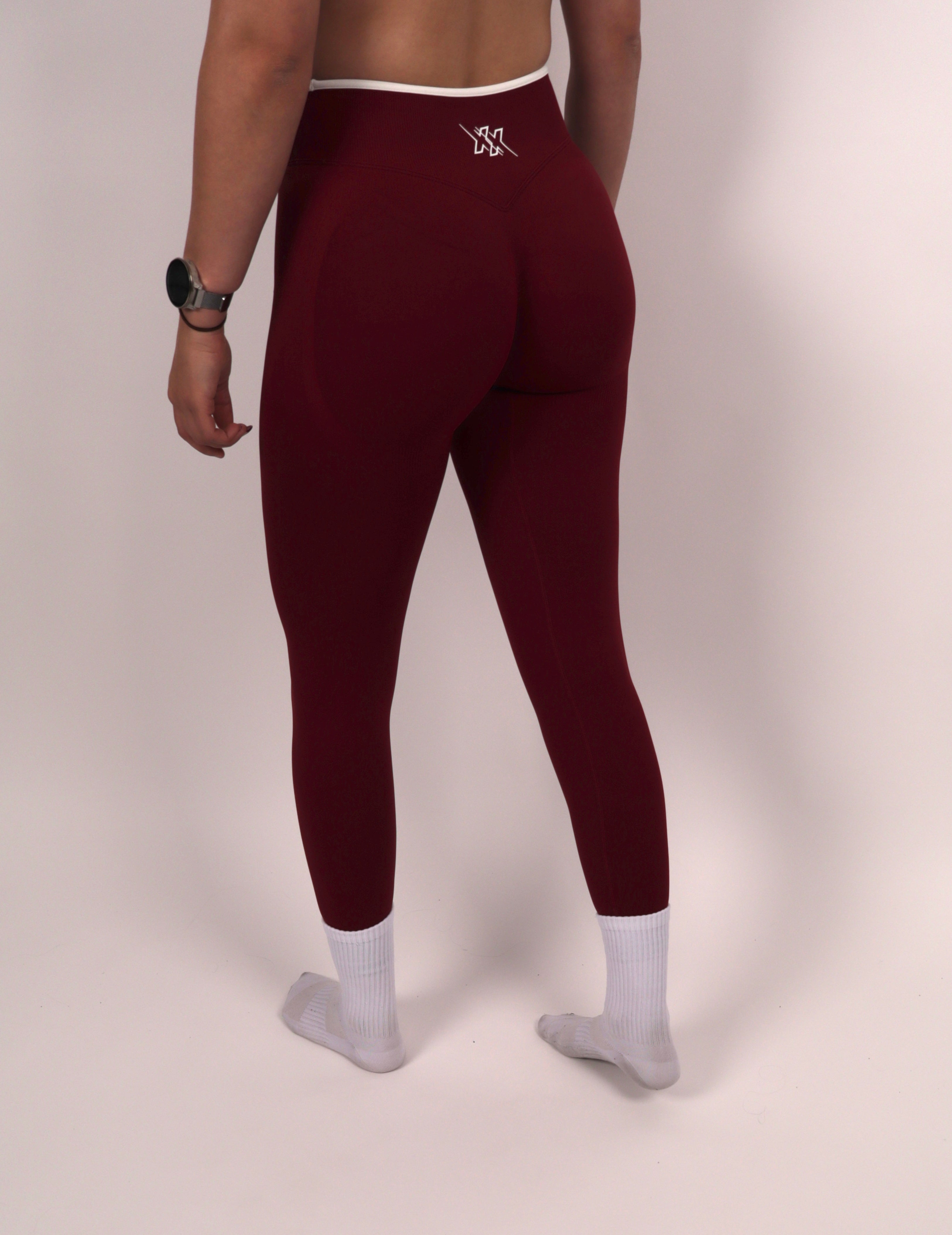 Scrunch Legging – Burgundy