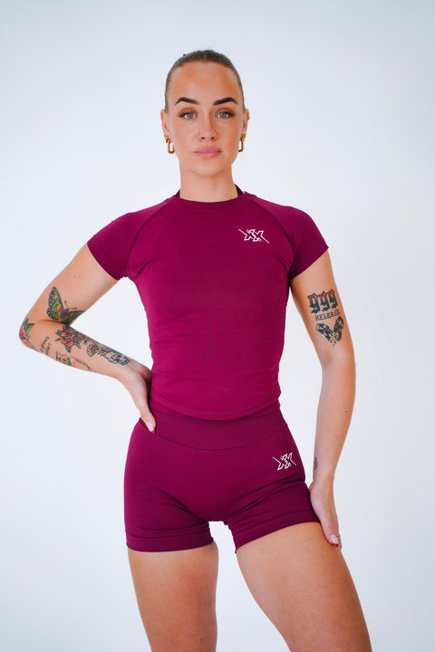 Next Extreme Compression Top in Deep Red, sporttop dames