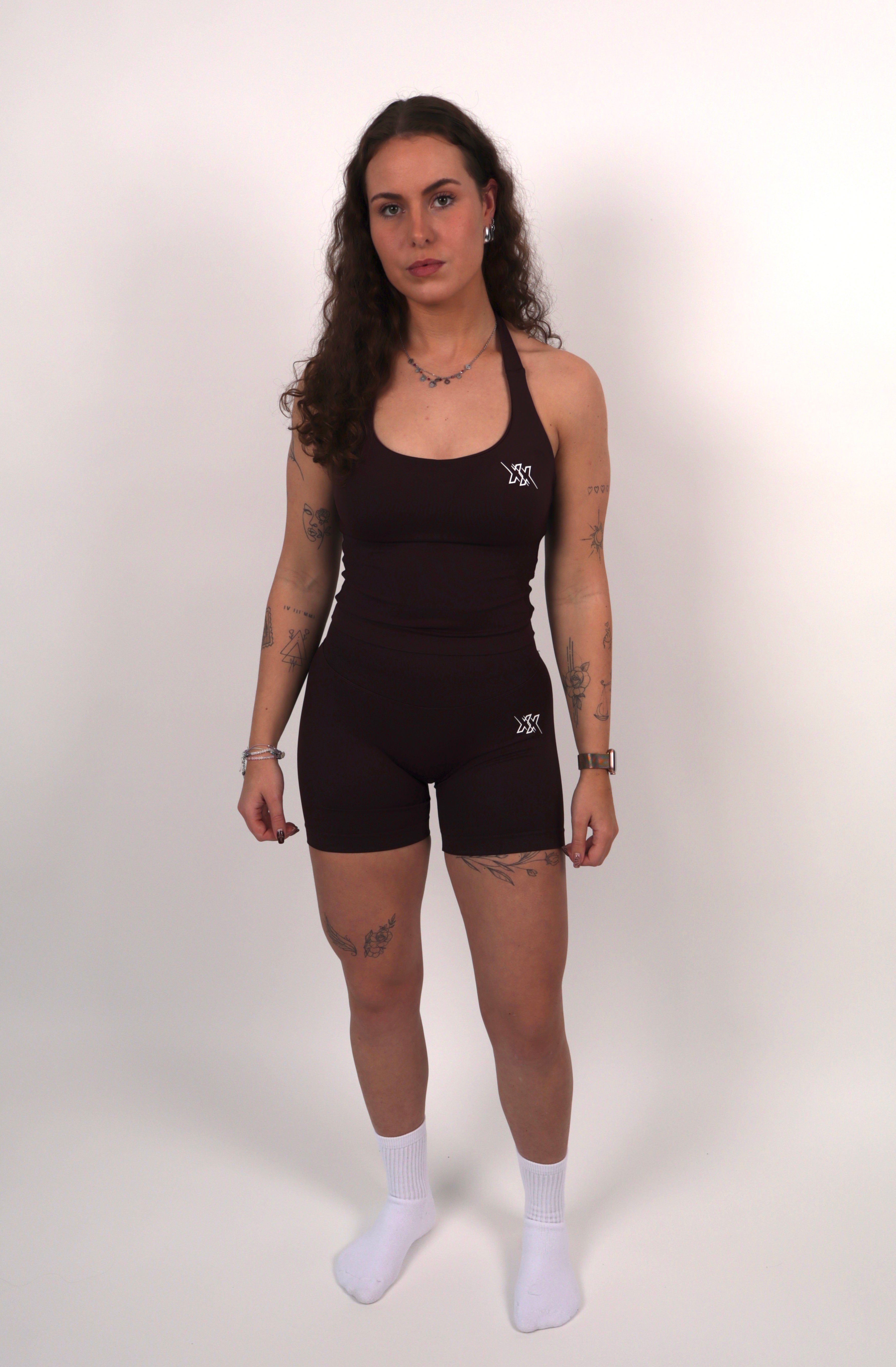 Extreme Halter Top – Dark Coffee - Next Extreme Performance