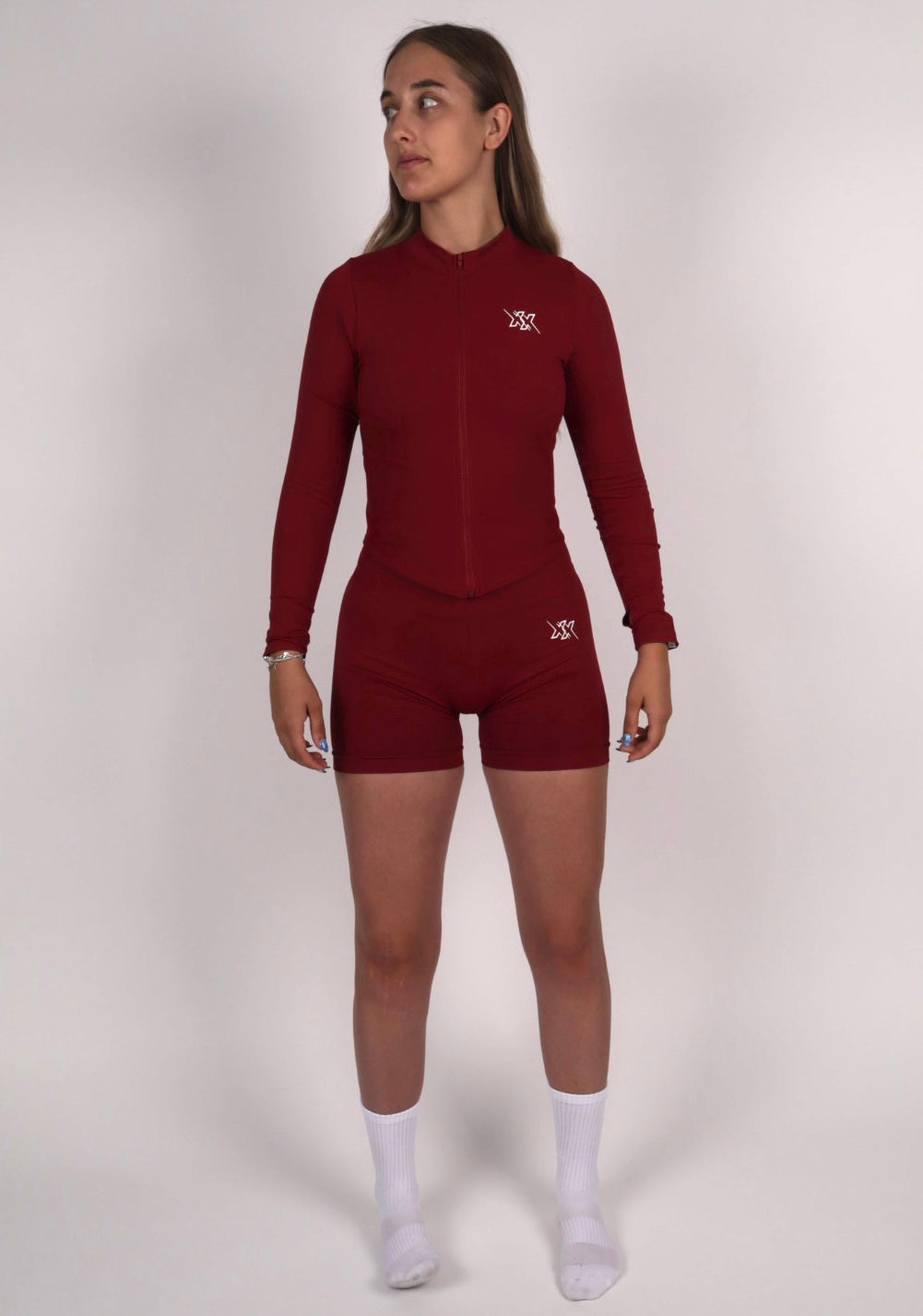 Sculpt Shorts – Wine Red - Next Extreme Performance