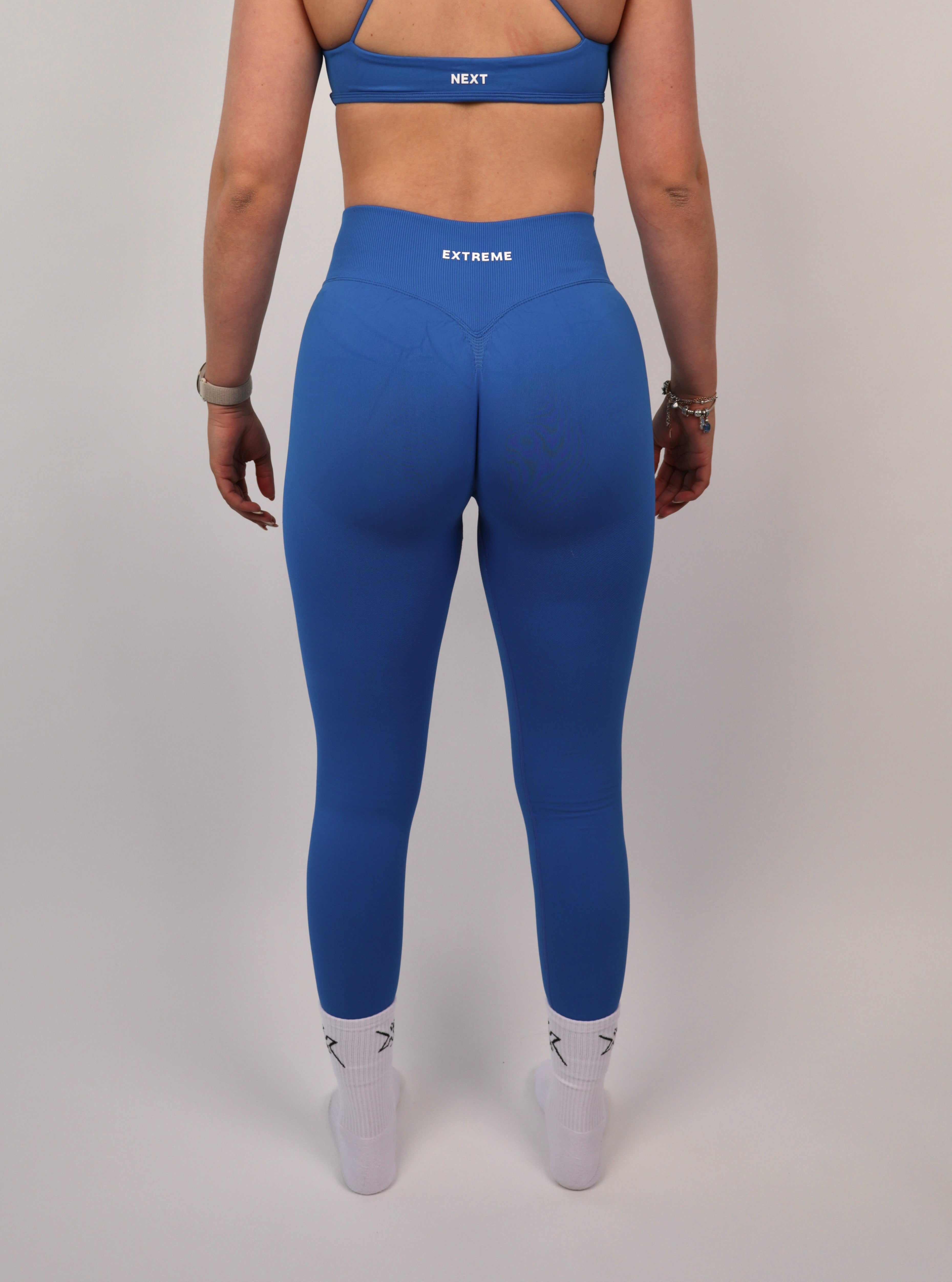 Cross Waist Legging – Cobalt Blue
