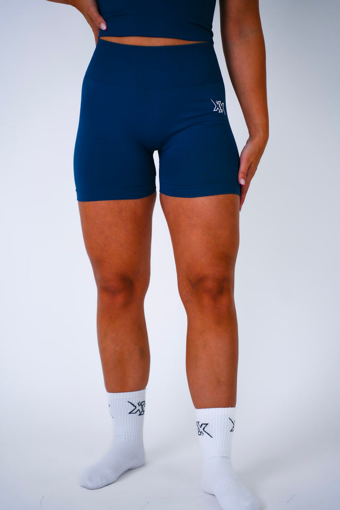 High Waist Short – Ocean Blue