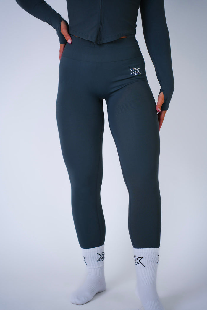 High Waist Leggings – Ash Grey