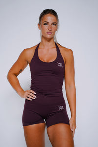 Next Extreme Halter Top in Dark Coffee, sporttop dames
