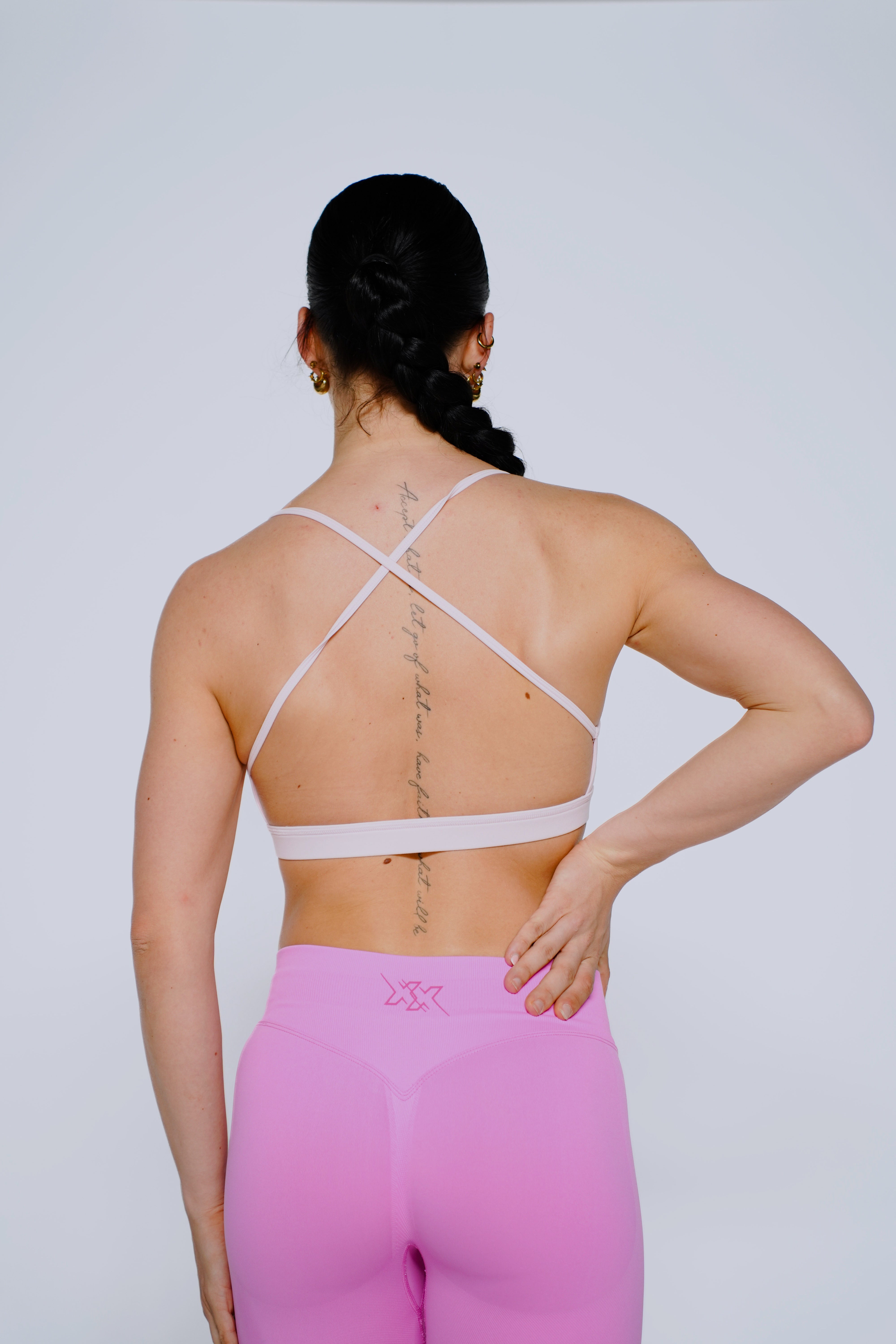 Back Bra – Powder Pink