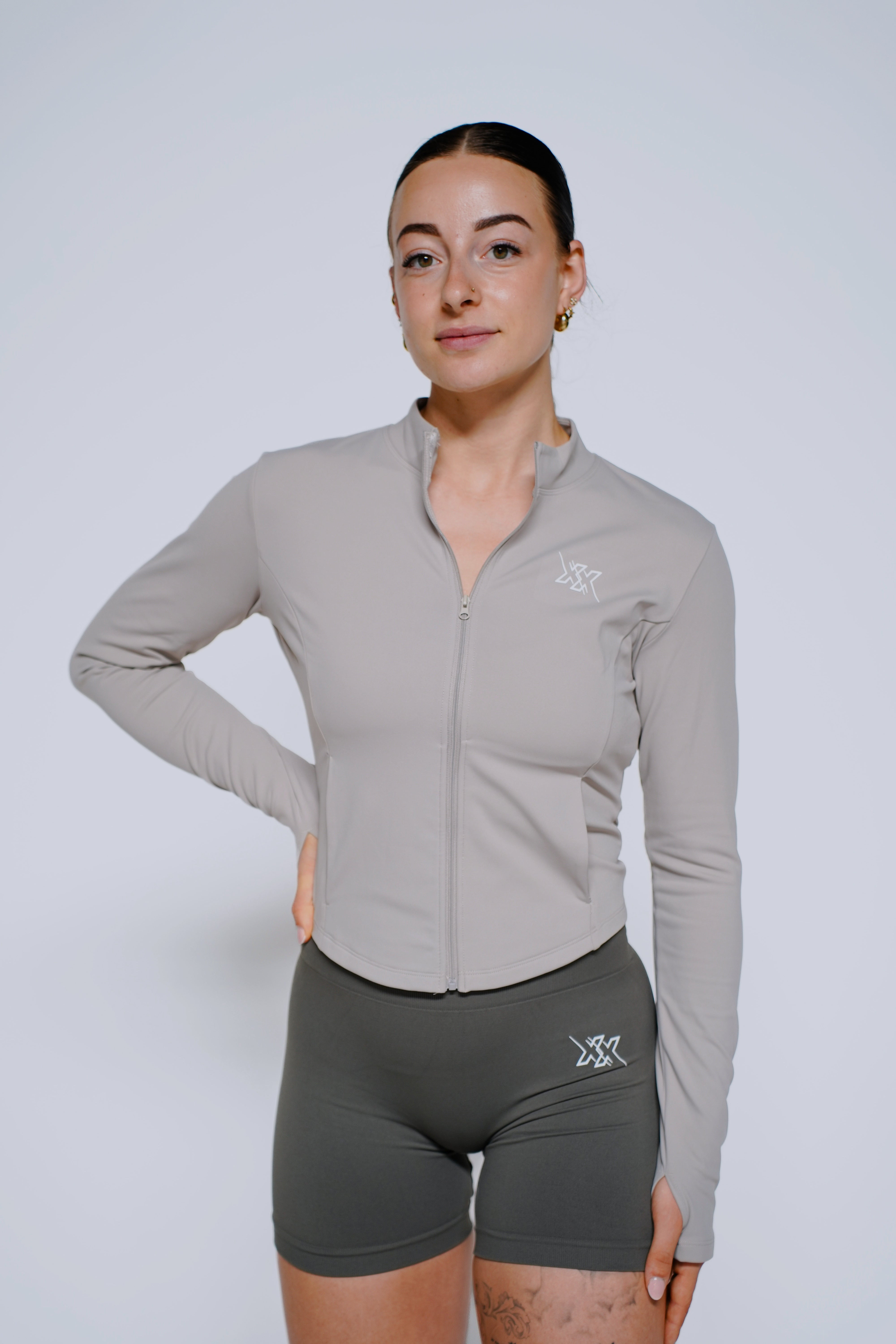 Zip Jacket – Frost Grey