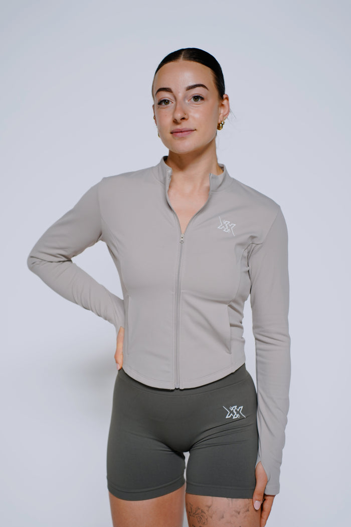 Zip Jacket – Frost Grey