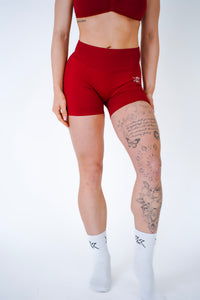 Next Extreme Shorts 4.5” in Cherry Red, sportshort dames