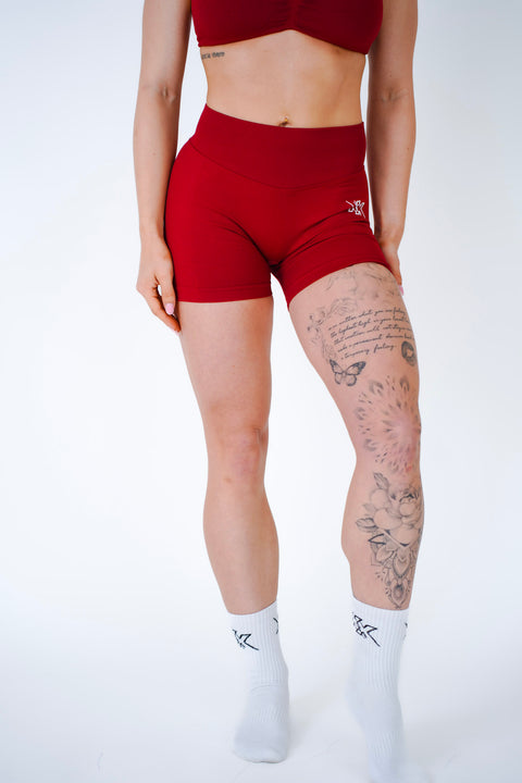 Next Extreme Shorts 4.5” in Cherry Red, sportshort dames