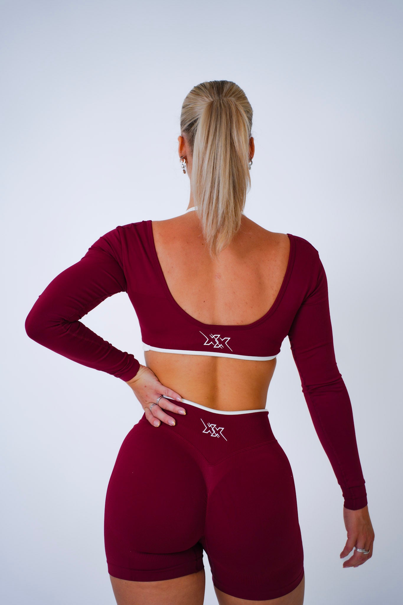 2 in 1 Longsleeve – Burgundy