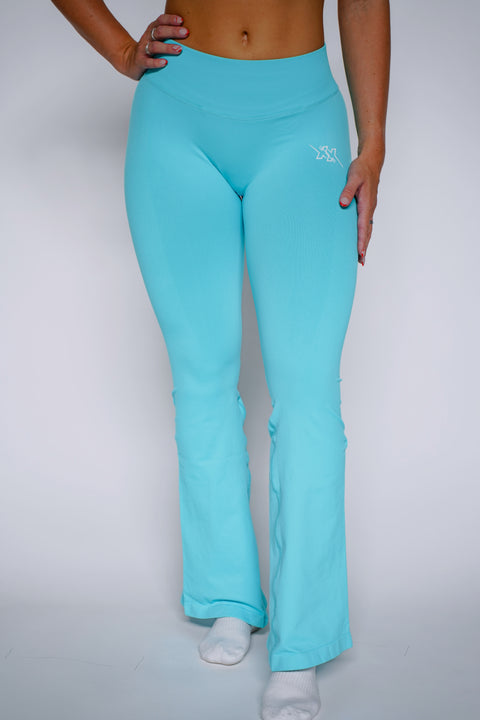Flare Leggings – Miami Blue