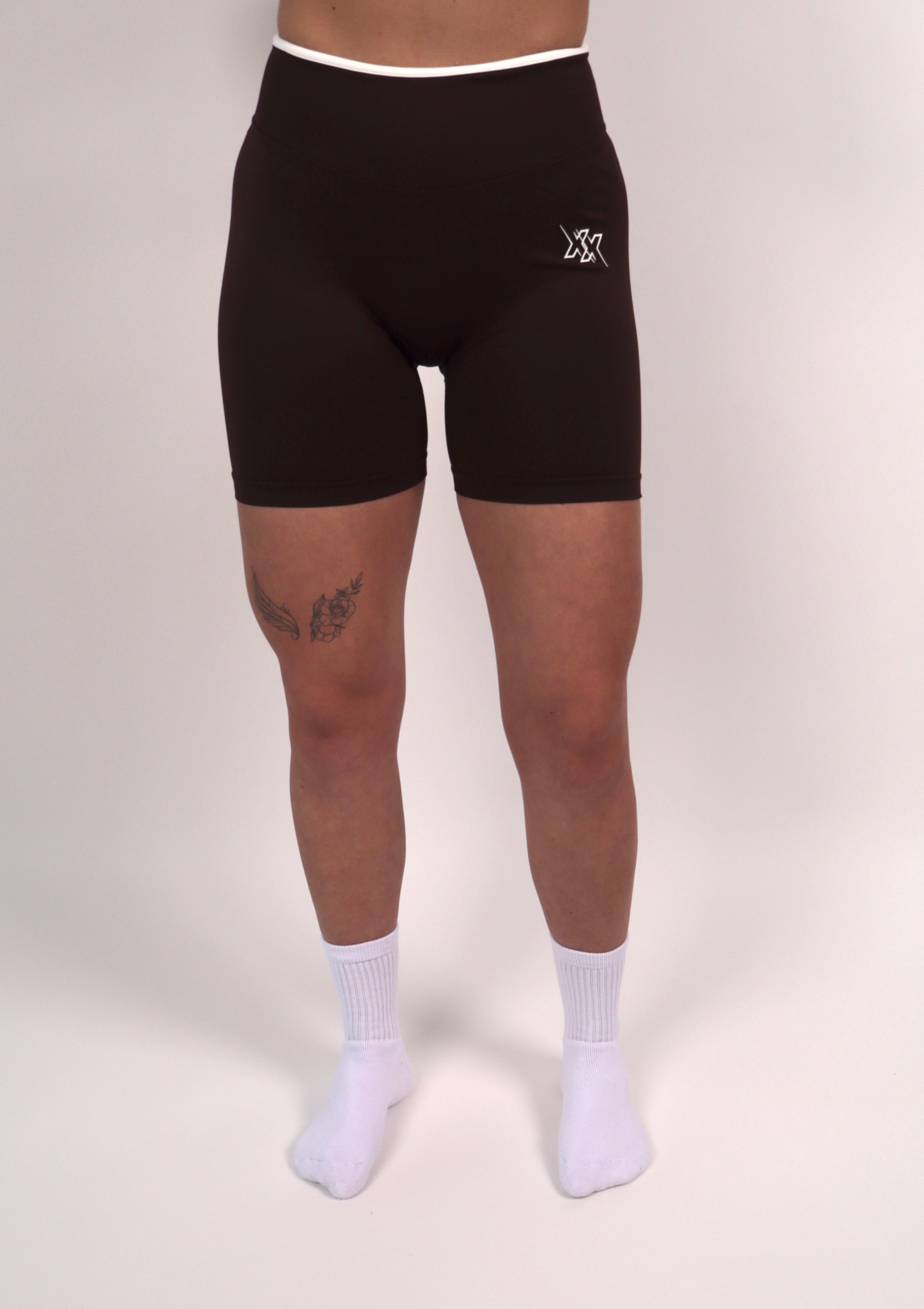 Scrunch Shorts – Mocha