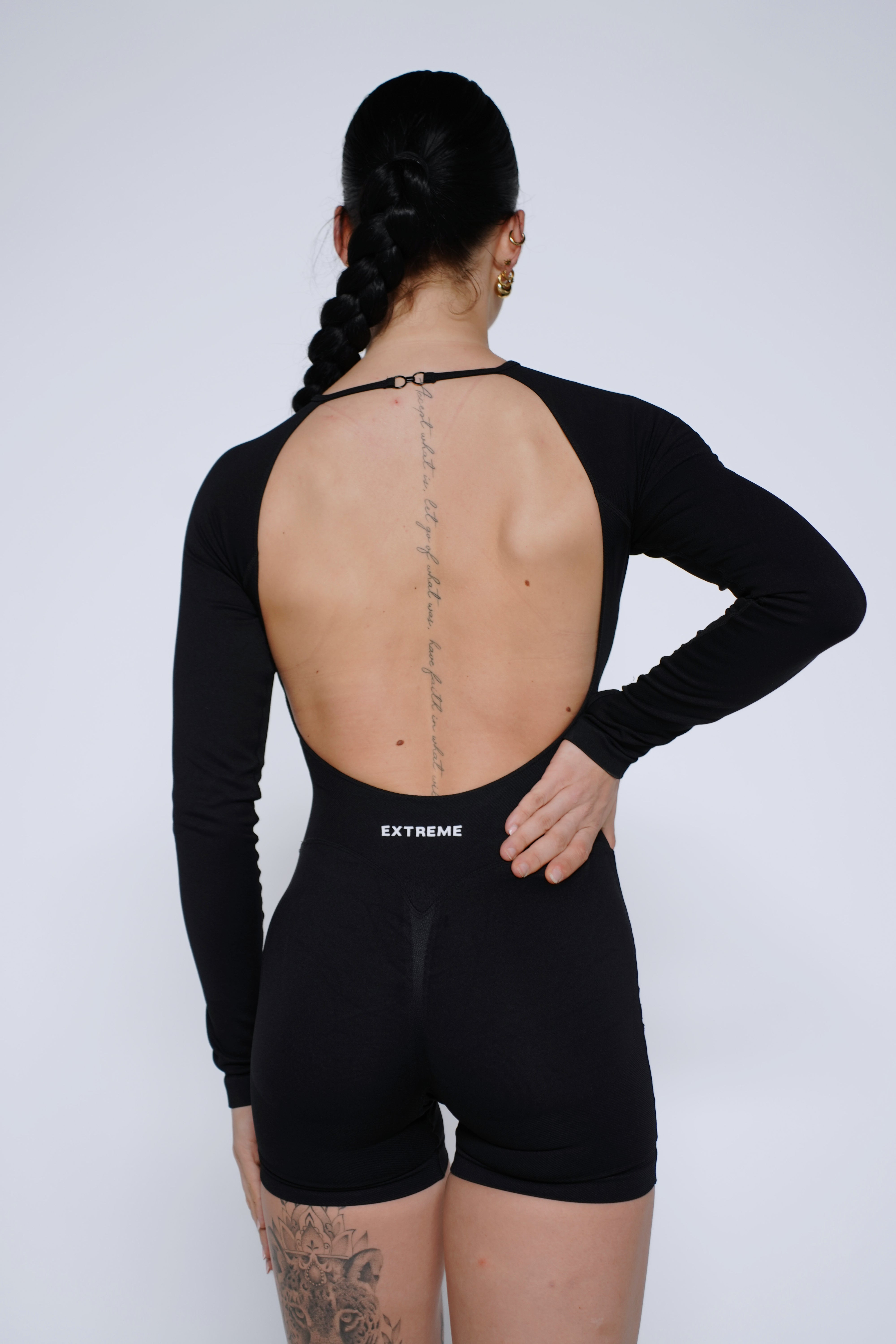 Long Sleeve One Piece – Ultra Black