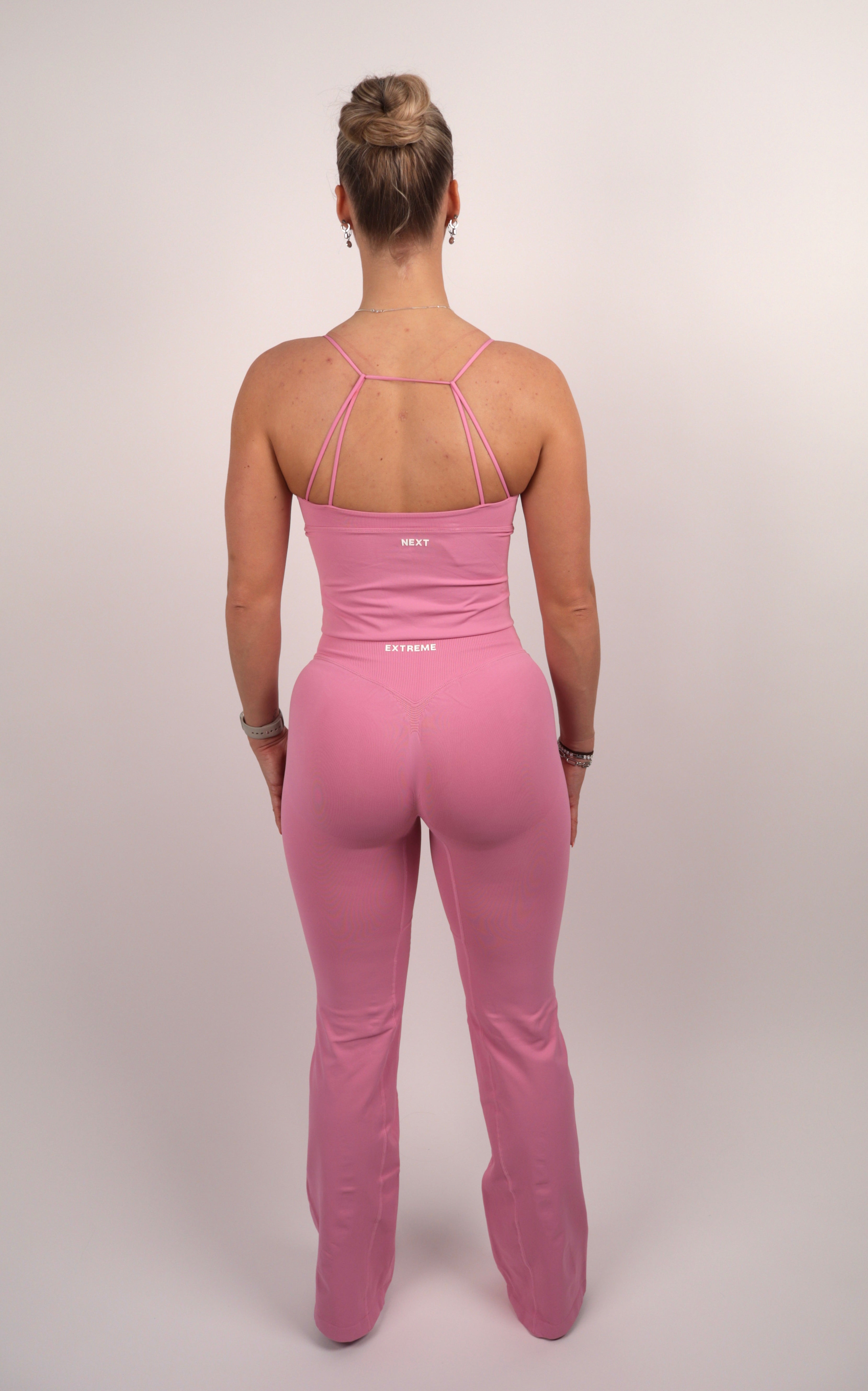 Twist Front Longline – Blossom Pink