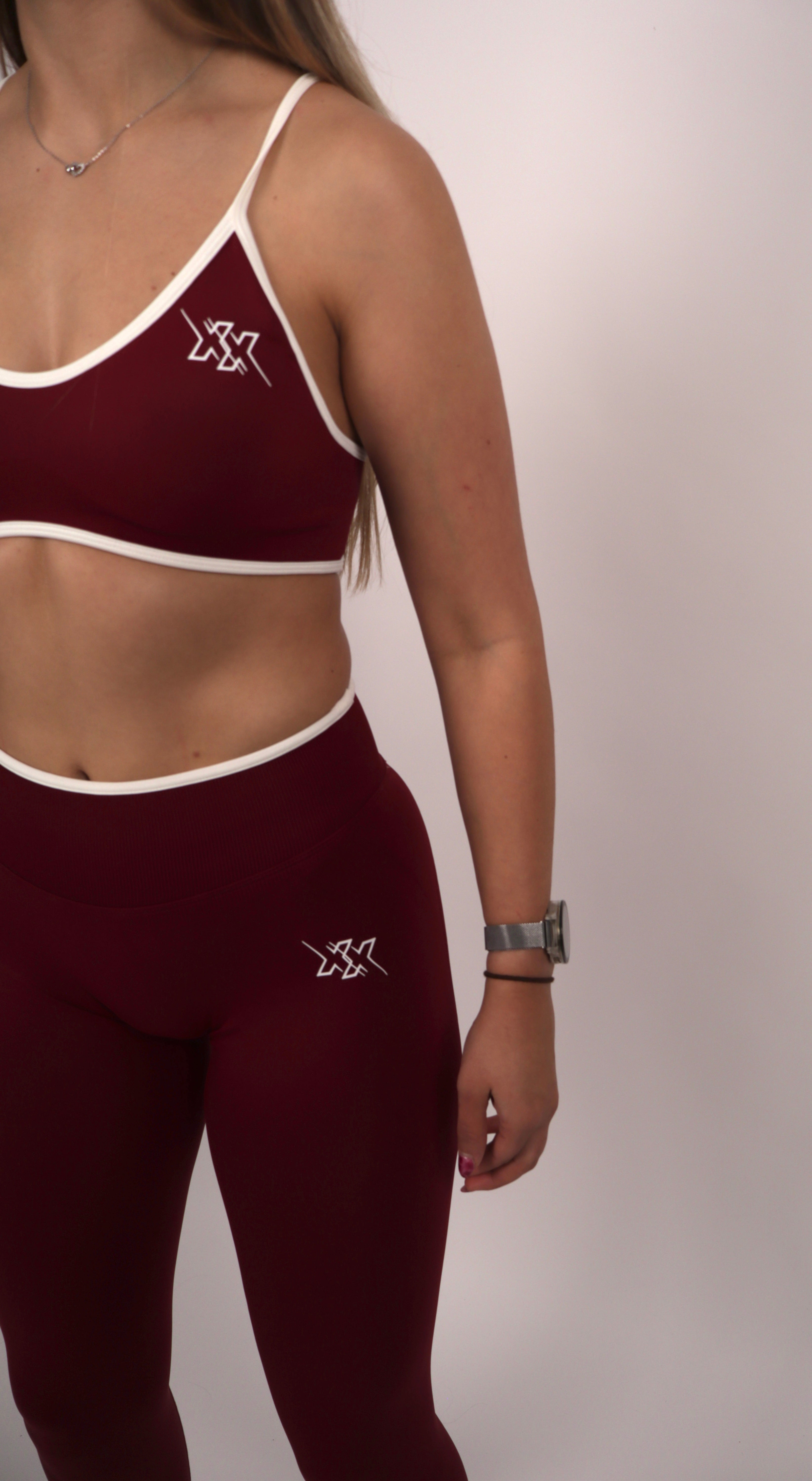 Scrunch Legging – Burgundy