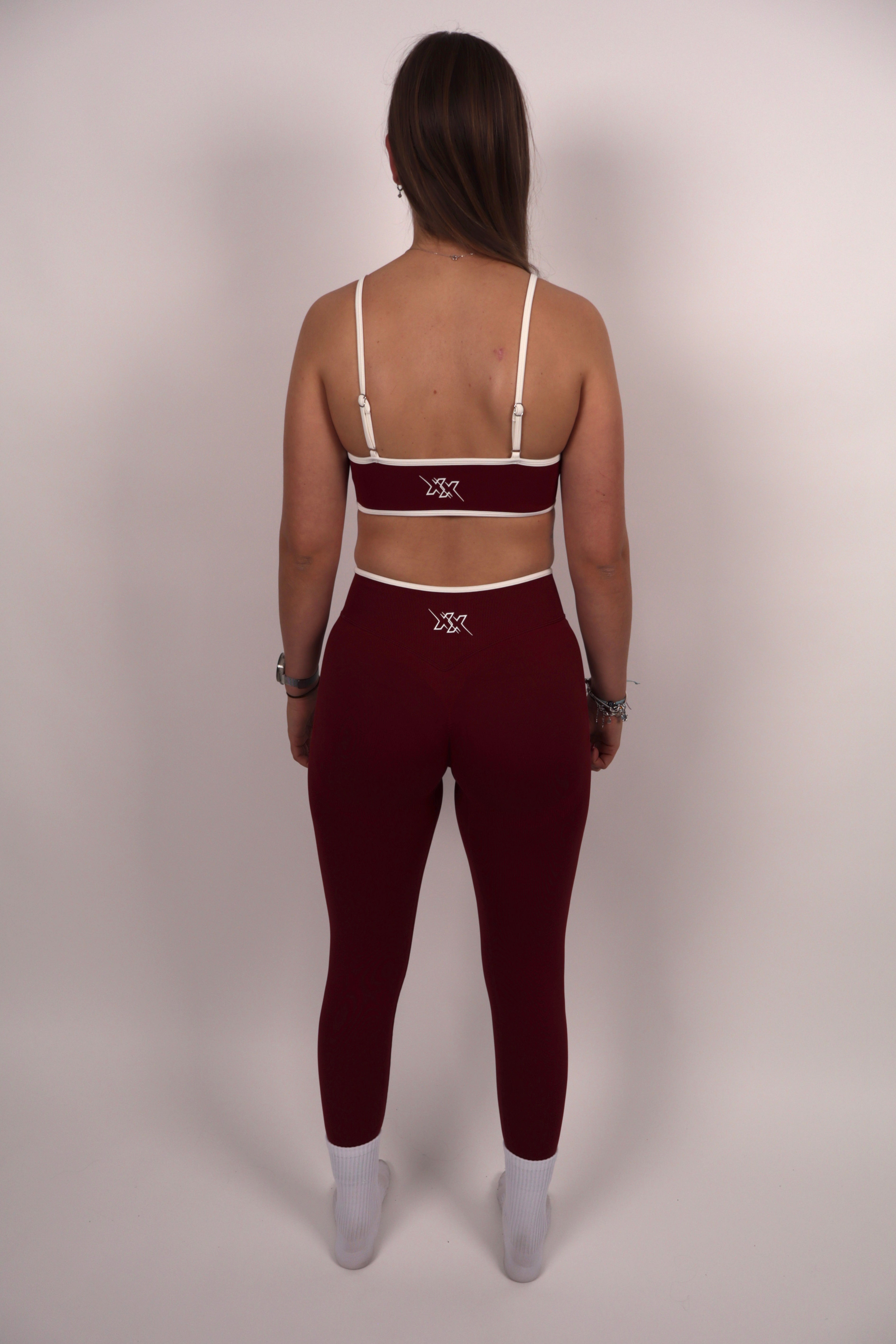 Scrunch Legging – Burgundy