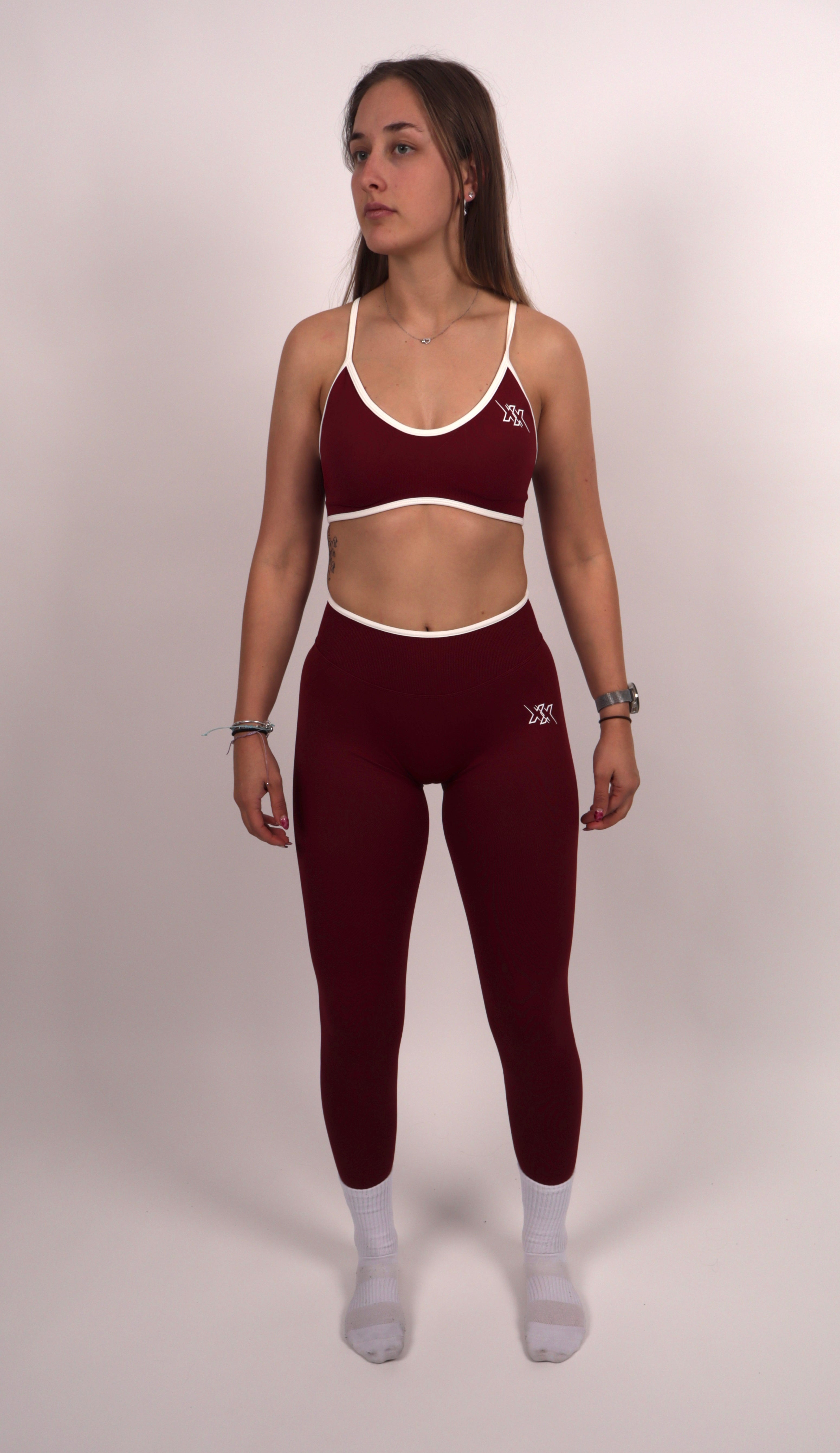Scrunch Legging – Burgundy