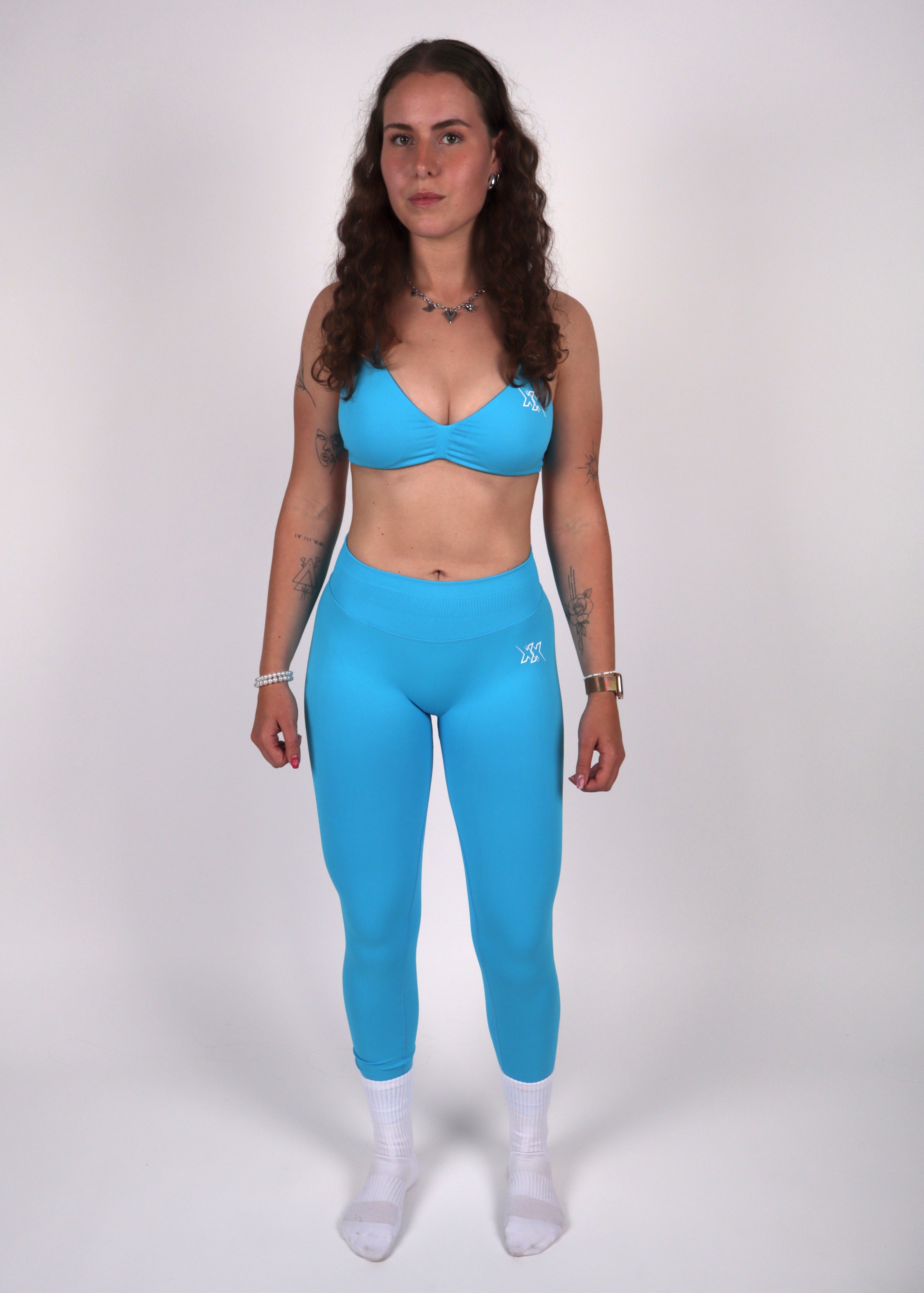 Extreme Scrunch Legging – Neon Blue - Next Extreme Performance