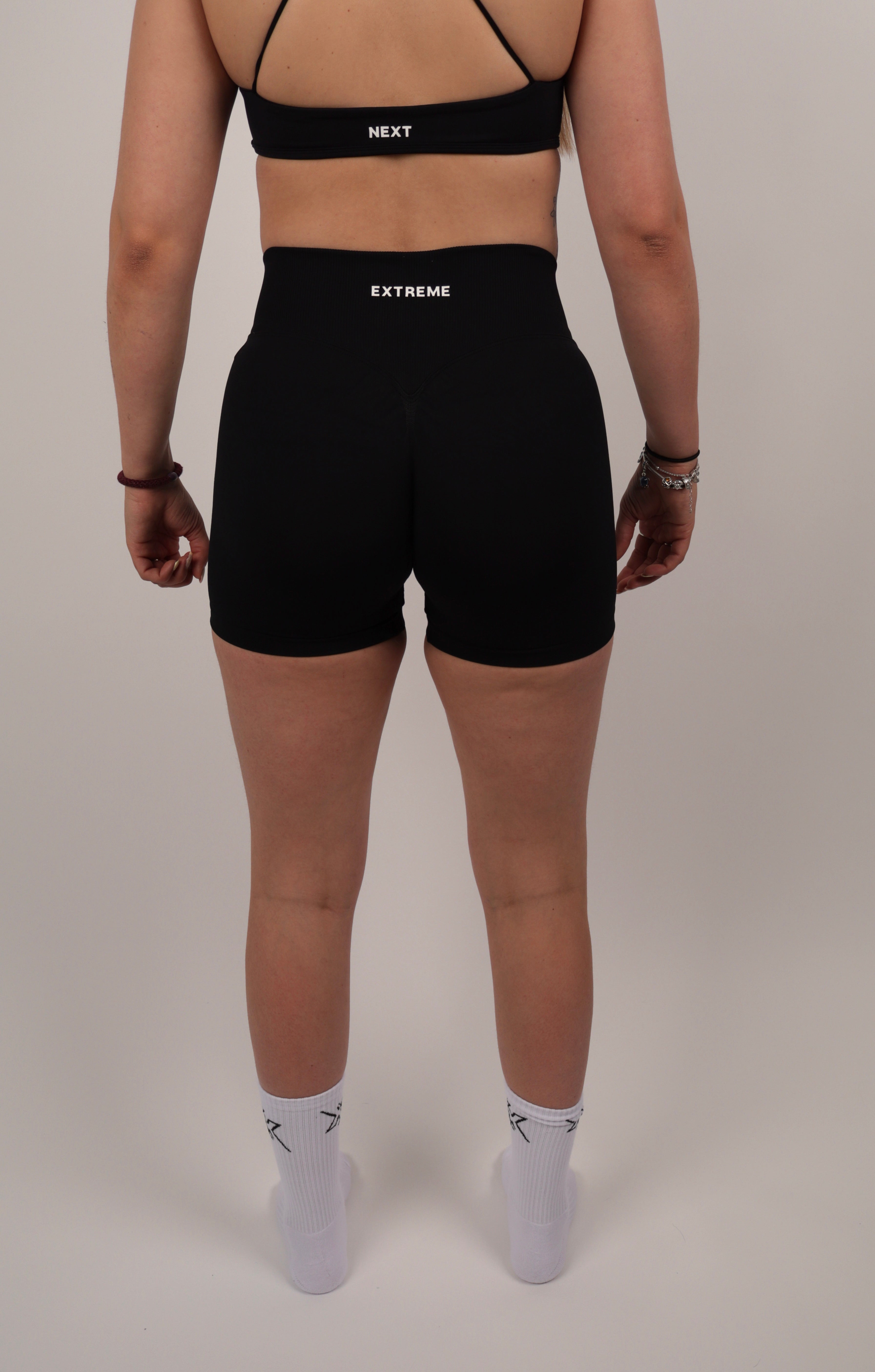 Cross Waist Shorts 4.5"– Midnight Black