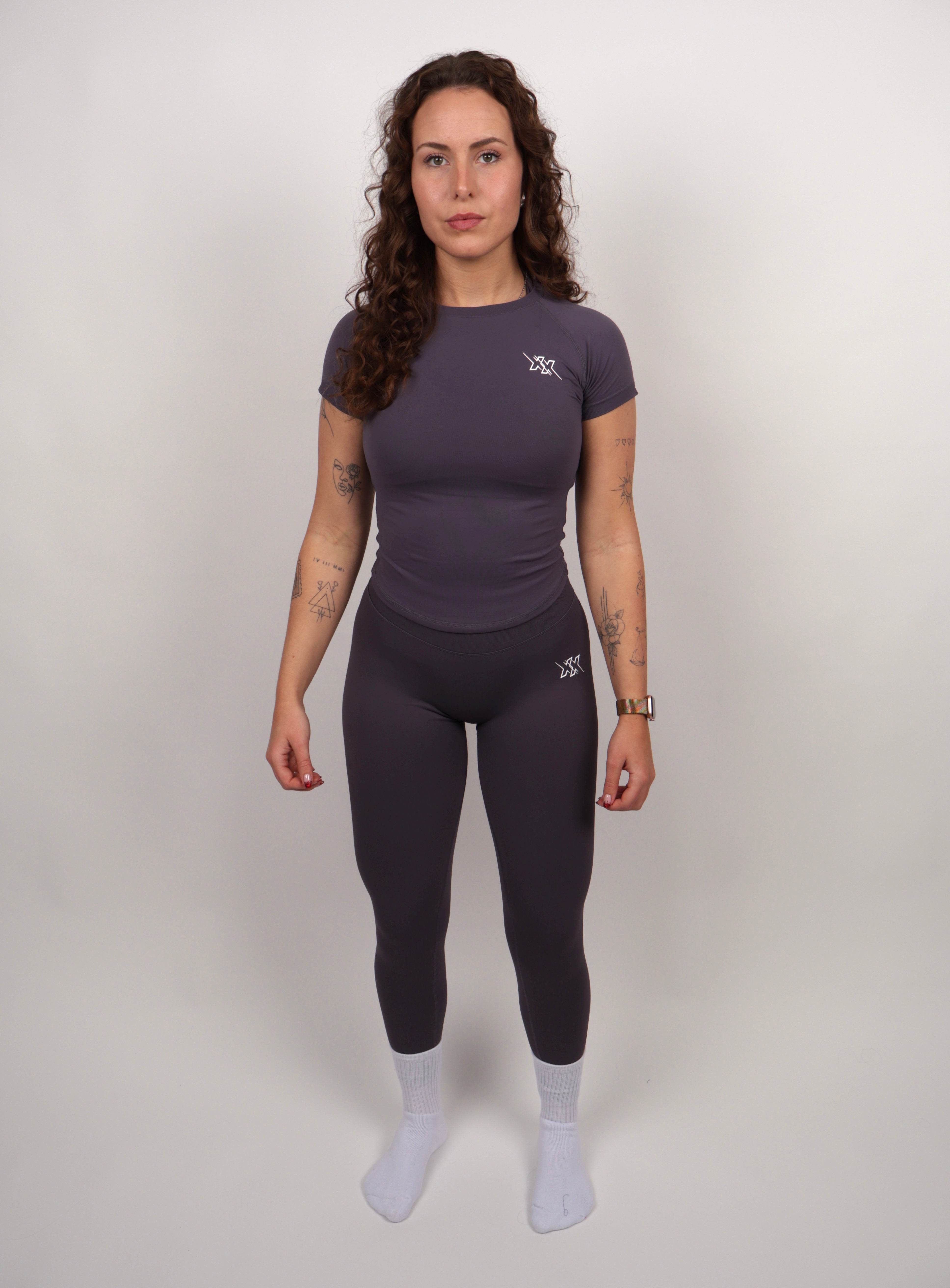Compression-Top – Mauve Purple