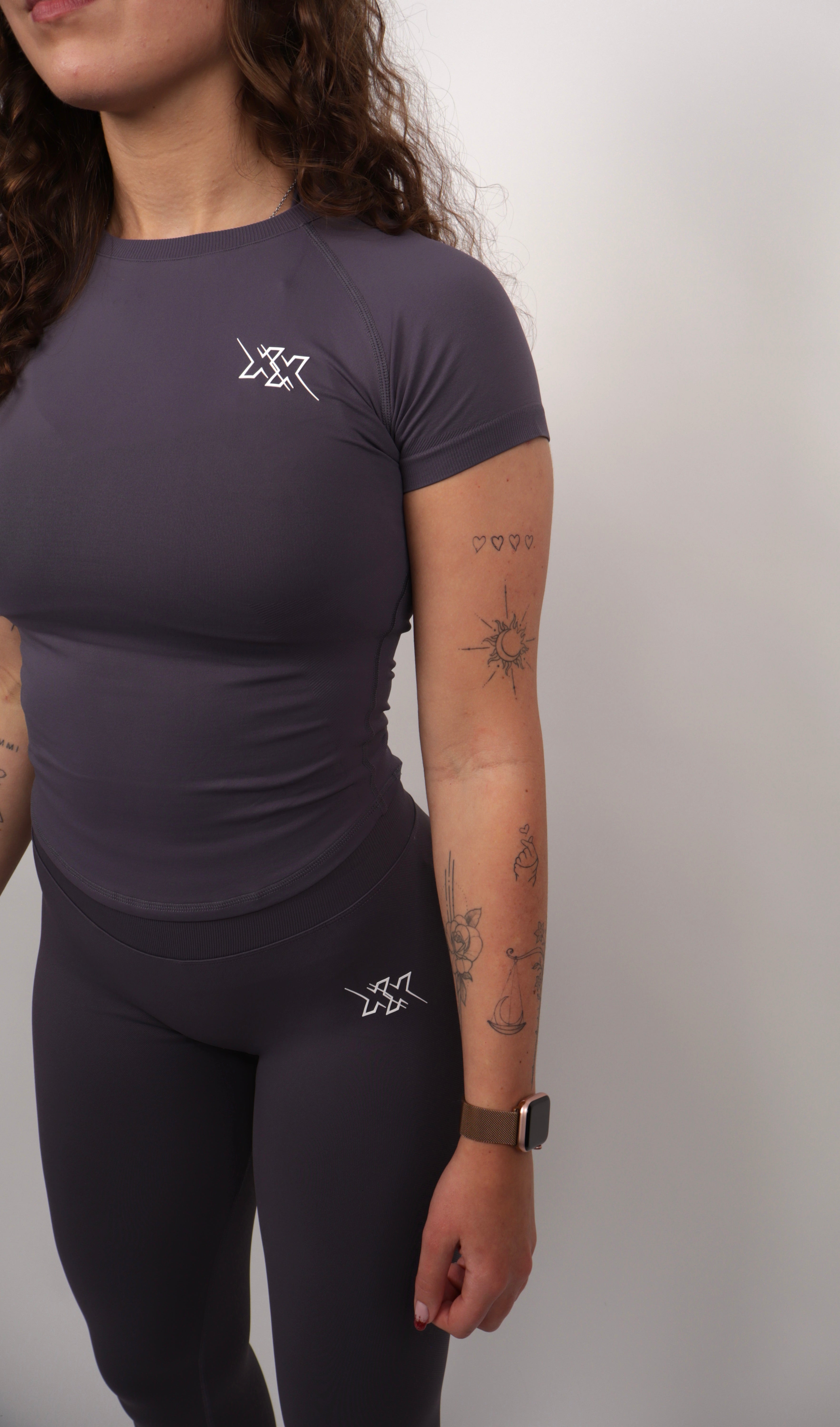 Compression-Top – Mauve Purple