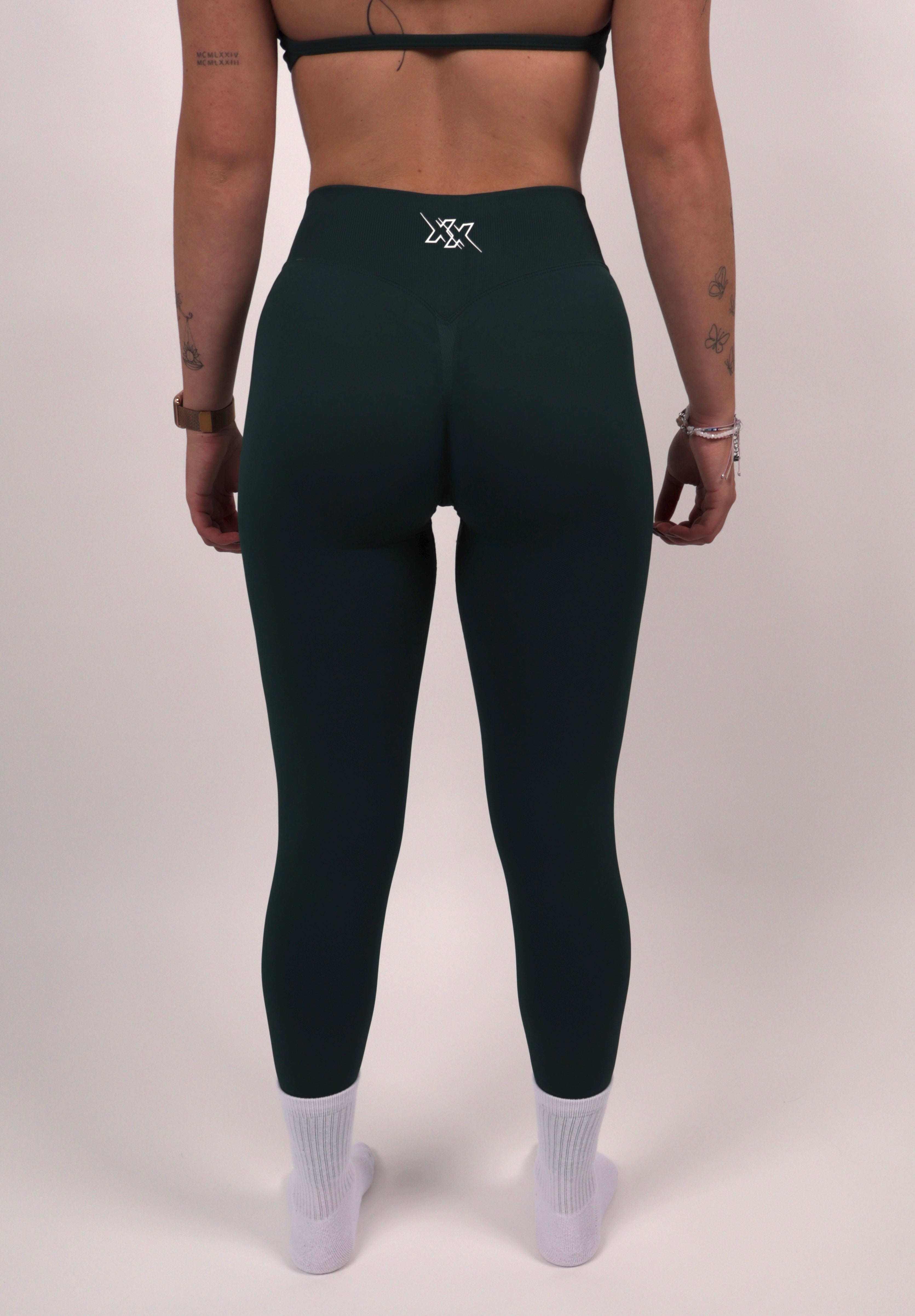 Extreme Scrunch Legging – Deep Green - Next Extreme Performance