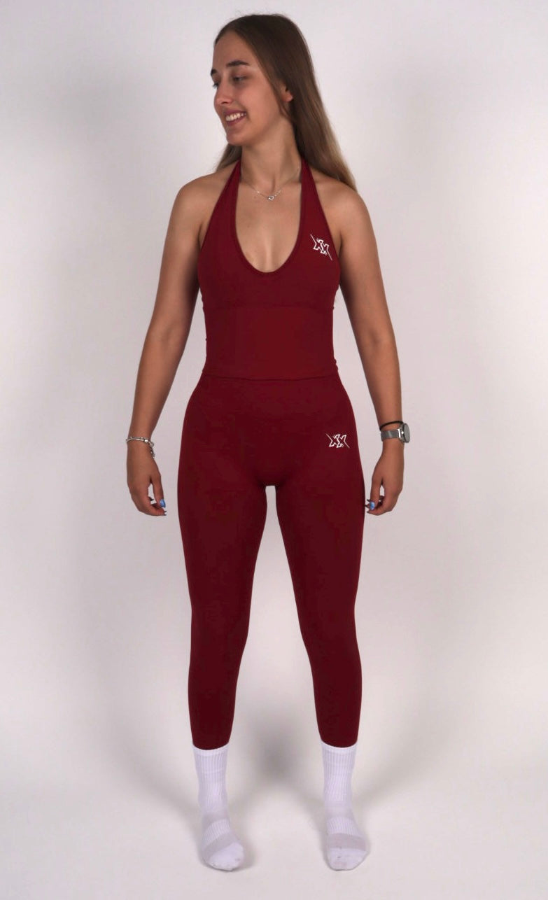 Sculpt Leggings – Wine Red - Next Extreme Performance